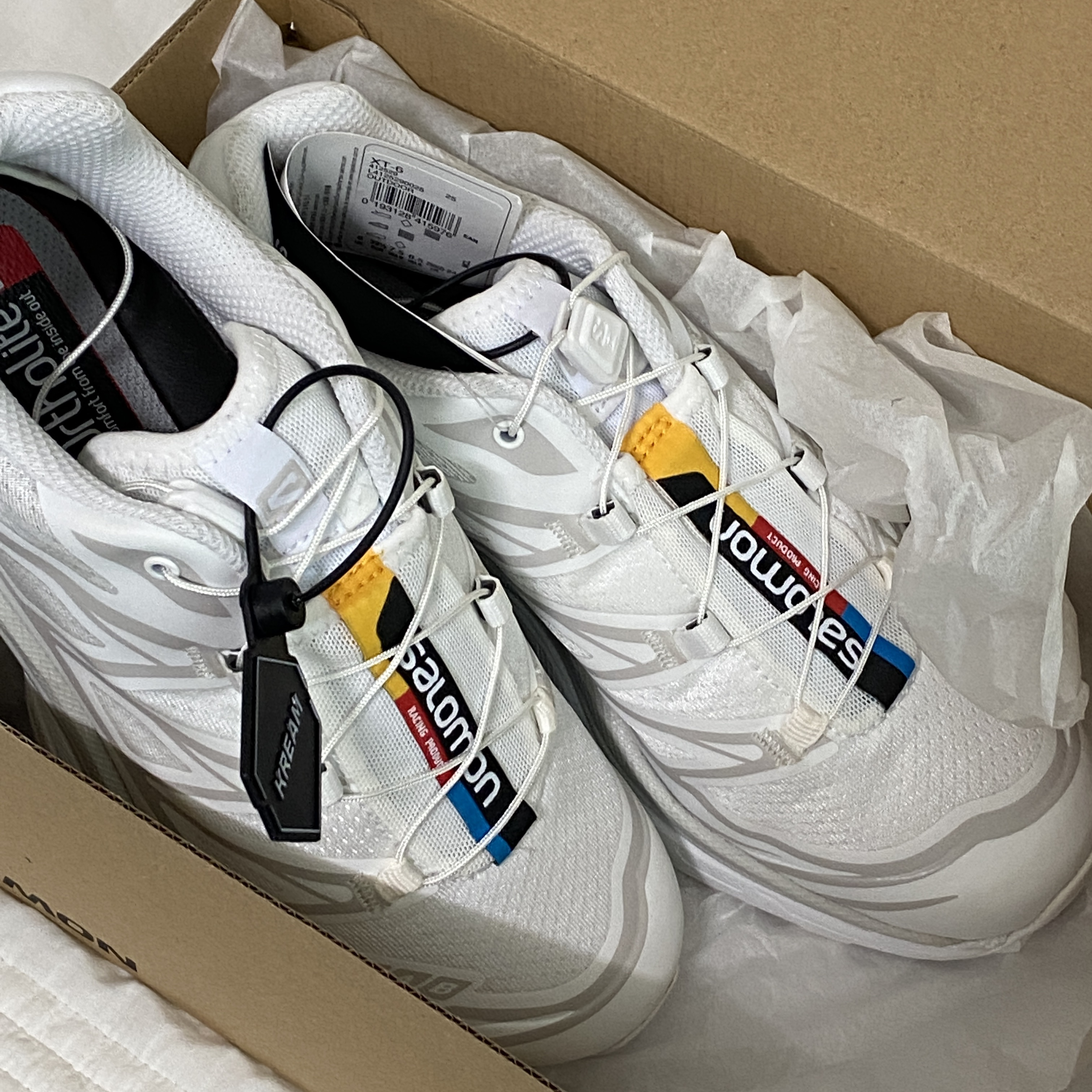 Salomon XT-6 ADV White 착용 스타일