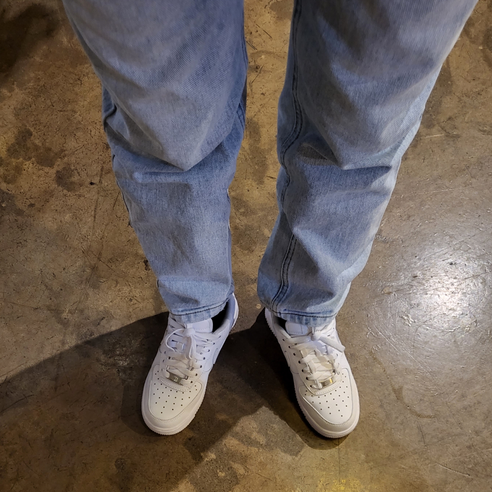 (W) Nike Air Force 1 '07 Low White 착용 스타일