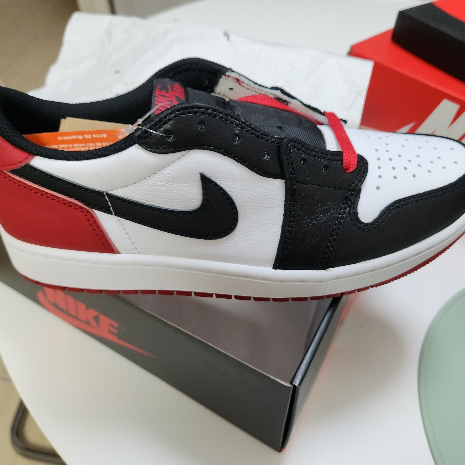 Jordan 1 Retro Low OG Black Toe 착용 스타일