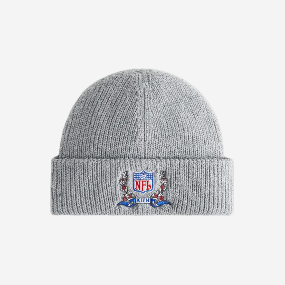 Kith x NFL Giants Mia Beanie Light Heather Grey 상세 이미지 2