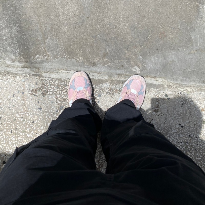 New Balance 991 Made in UK Shy Pink 착용 스타일