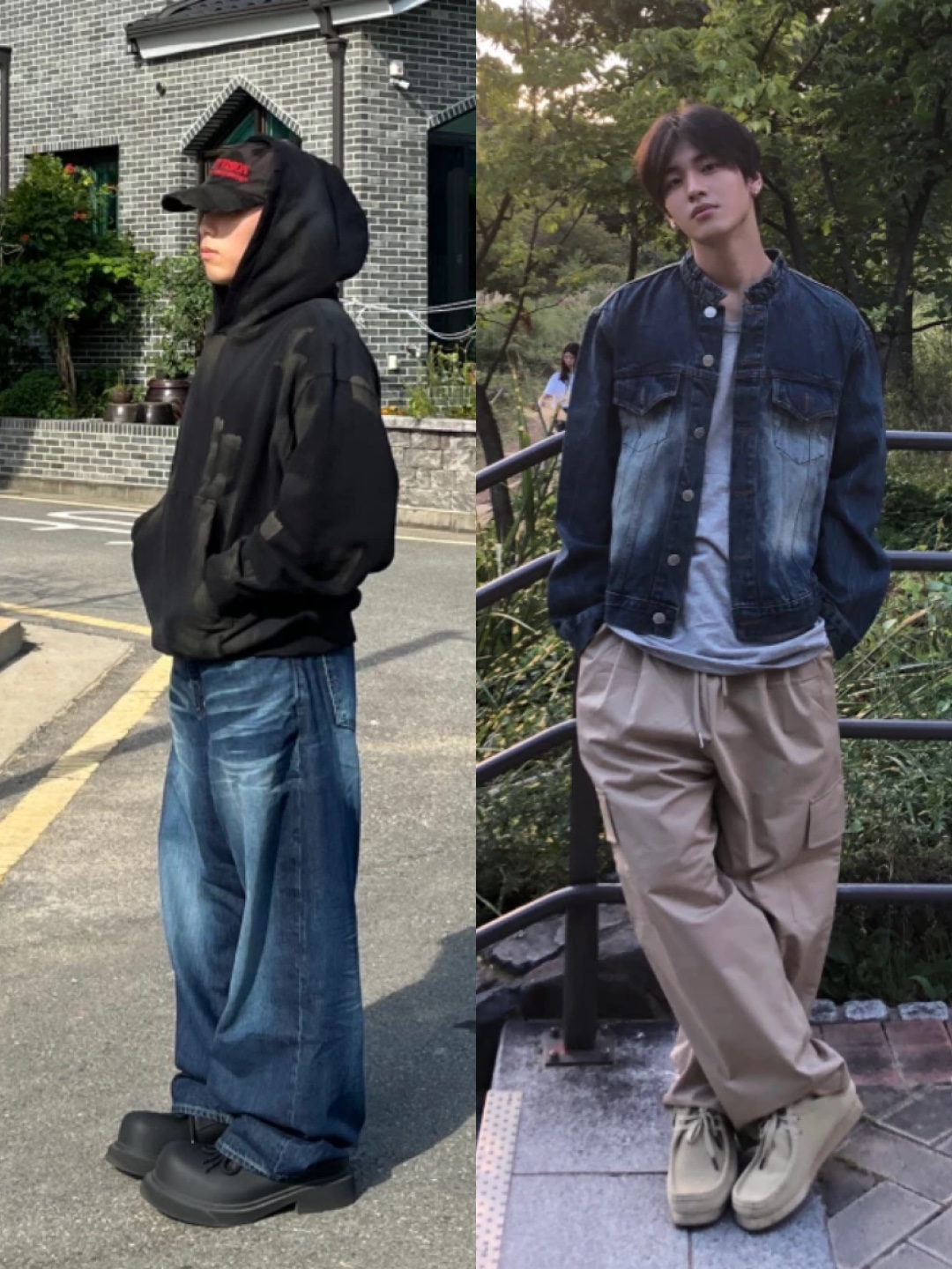 Balenciaga Combat Strike 20mm Boots Black, Undermycar Gaor Multi Patched Vintage Zip-Up Ganache - 23SS 착용 스타일 - 4