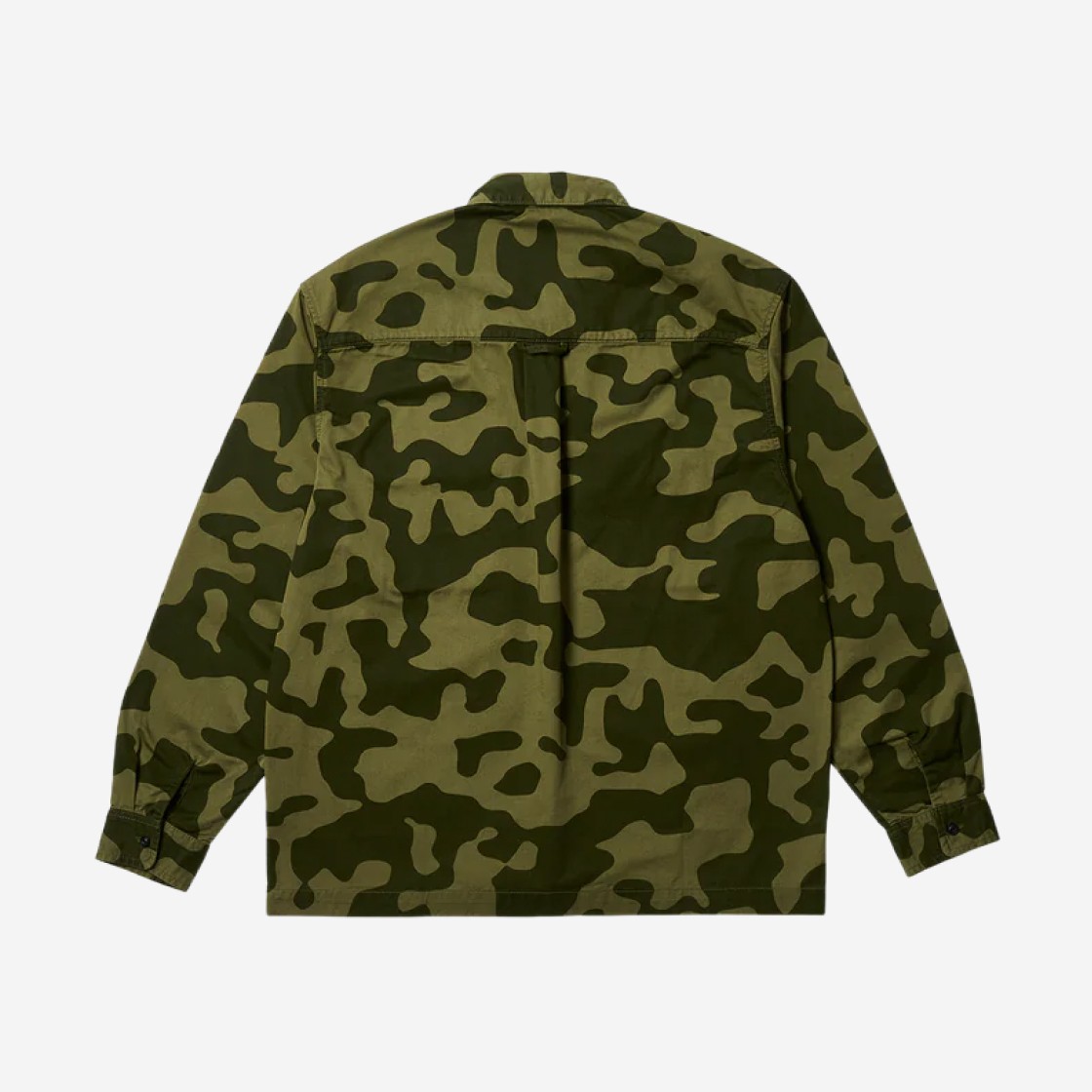 Palace x Carhartt WIP Longsleeve Master Shirt Dollar Green Camo - 23FW 상세 이미지 2