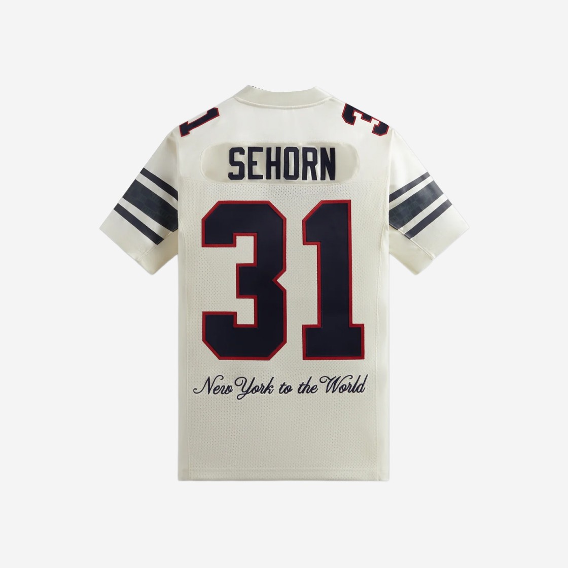 Kith x NFL Giants Mitchell & Ness Jason Sehorn Jersey Sandrift 상세 이미지 2