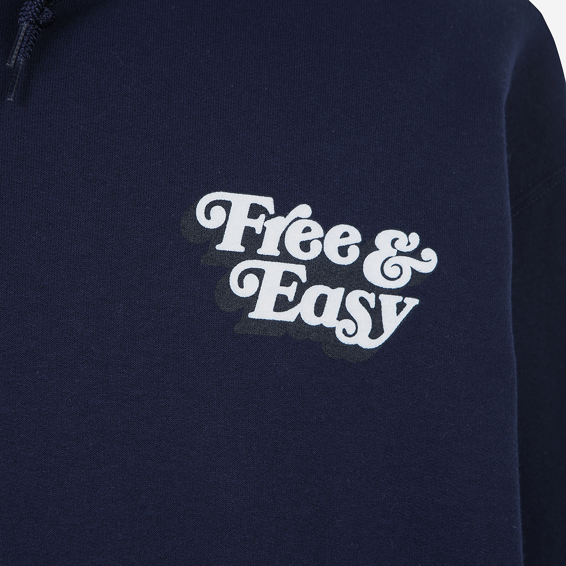 프리앤이지 돈 트립 드롭 쉐도우 OG 후드 네이비(Free & Easy Don't Trip Drop Shadow OG Hoodie Navy) - 4