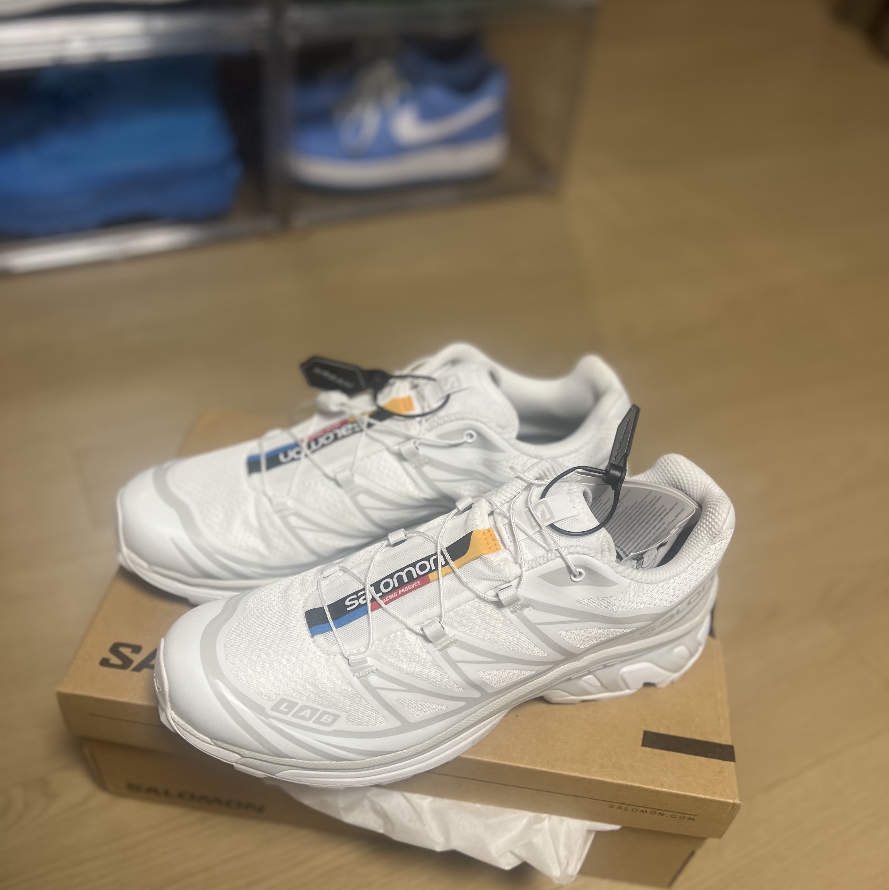 Salomon XT-6 ADV White 착용 스타일
