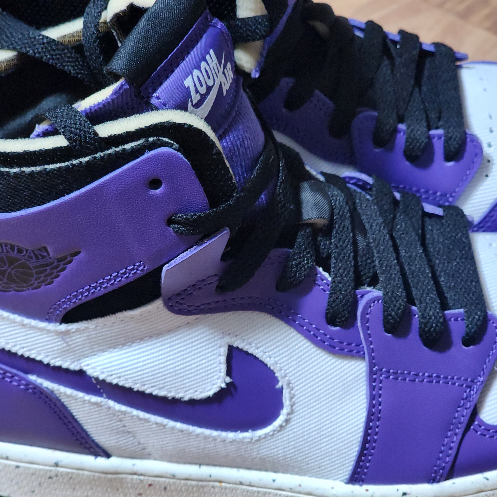 Jordan 1 Zoom Air CMFT Dark Iris 착용 스타일 - 5