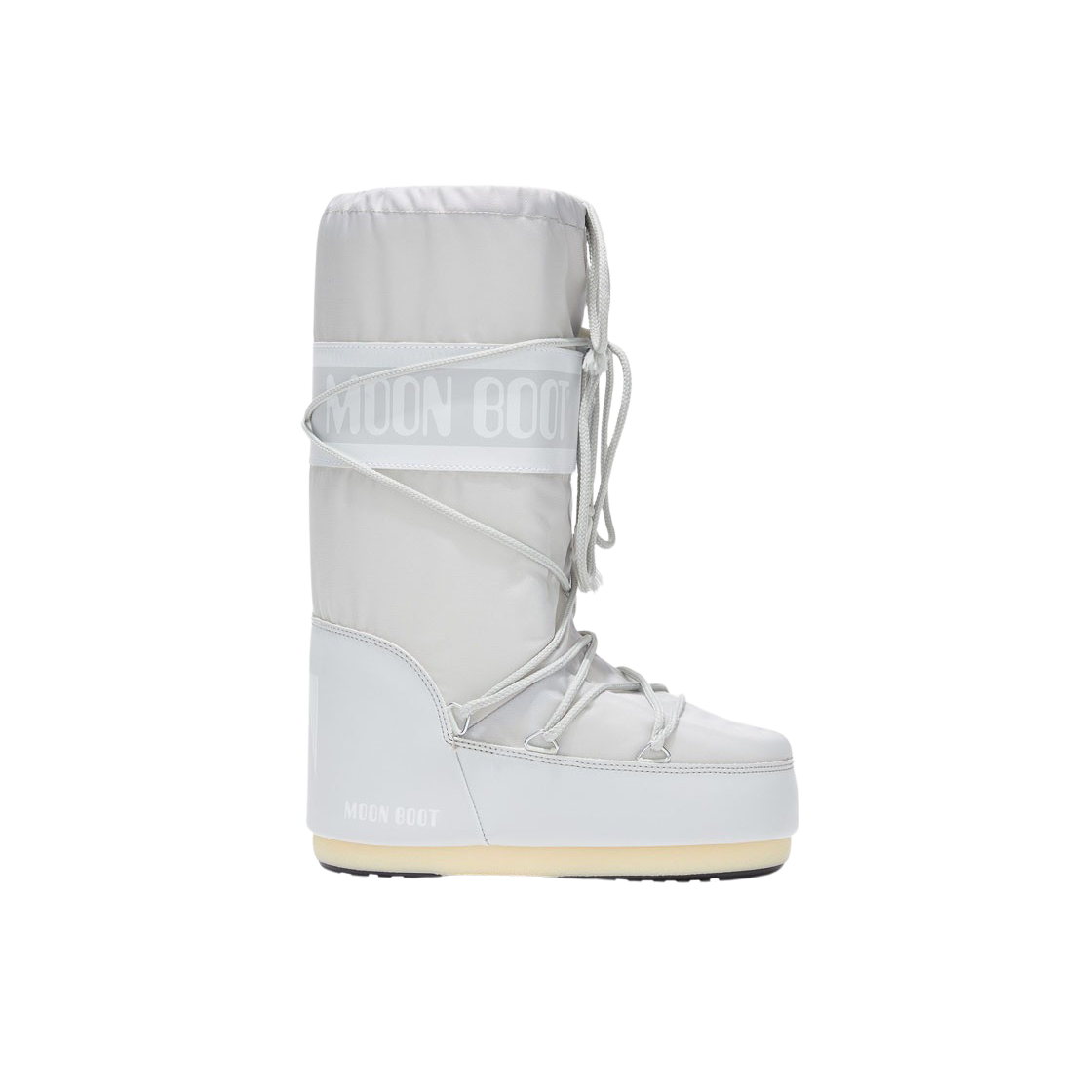 (W) 문부츠 아이콘 나일론 부츠 그레이((W) Moon Boot Icon Nylon Boots Grey)