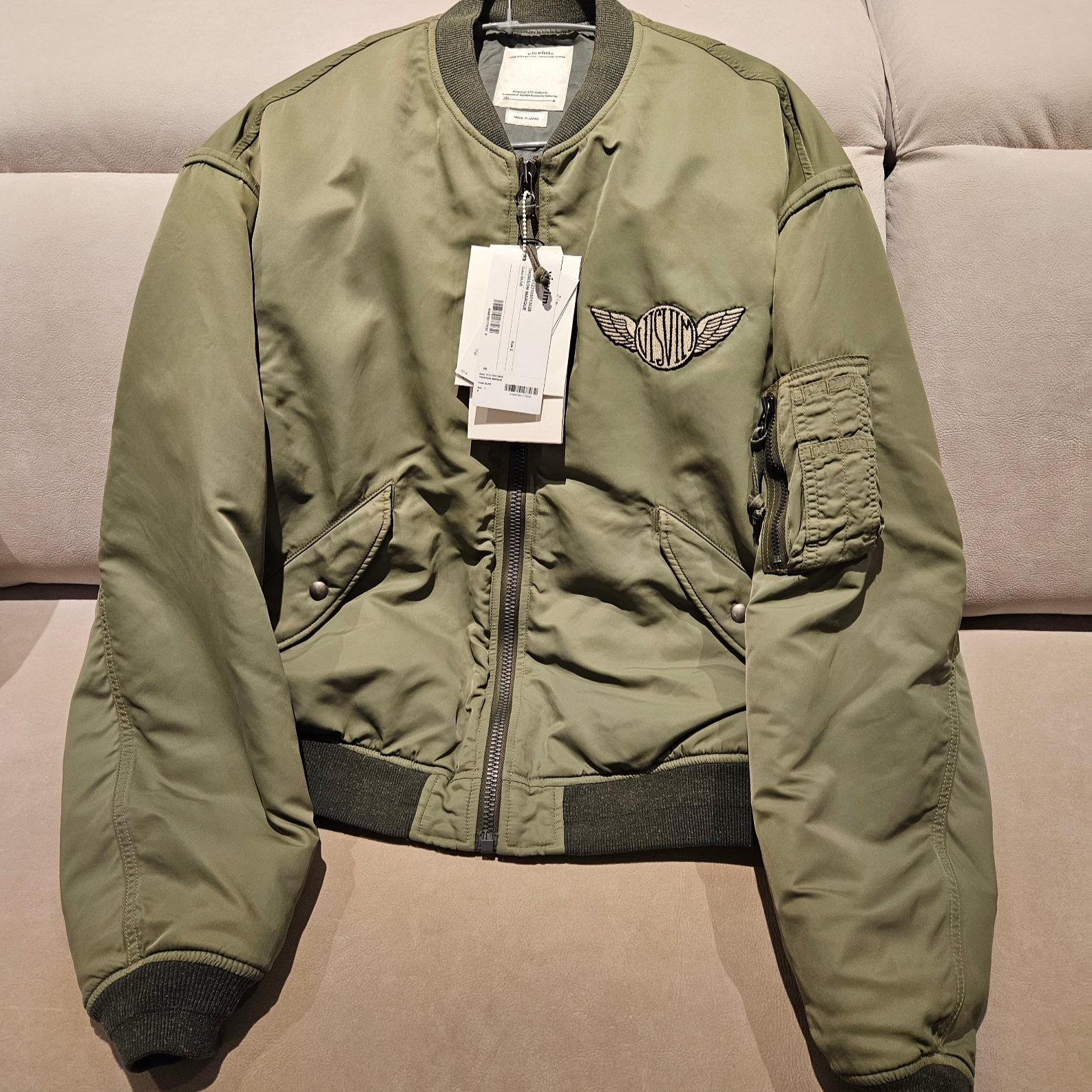 Visvim Thorson Marque Jacket Olive - 23SS 착용 스타일