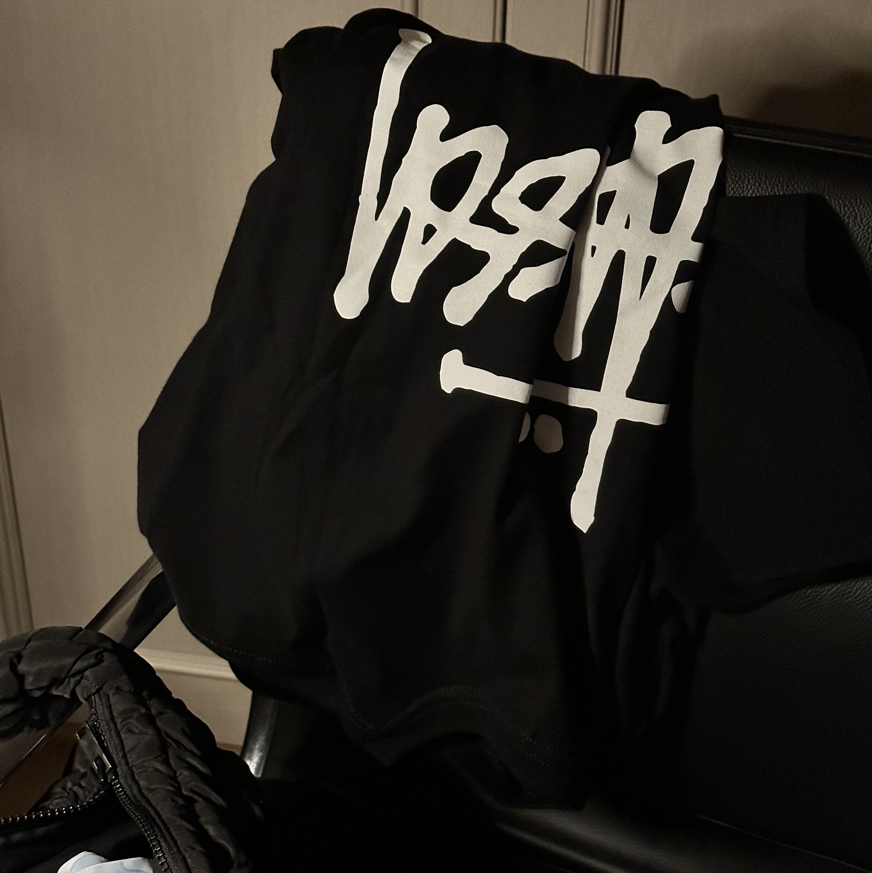 Stussy Basic Stussy T-Shirt Black 2022 착용 스타일