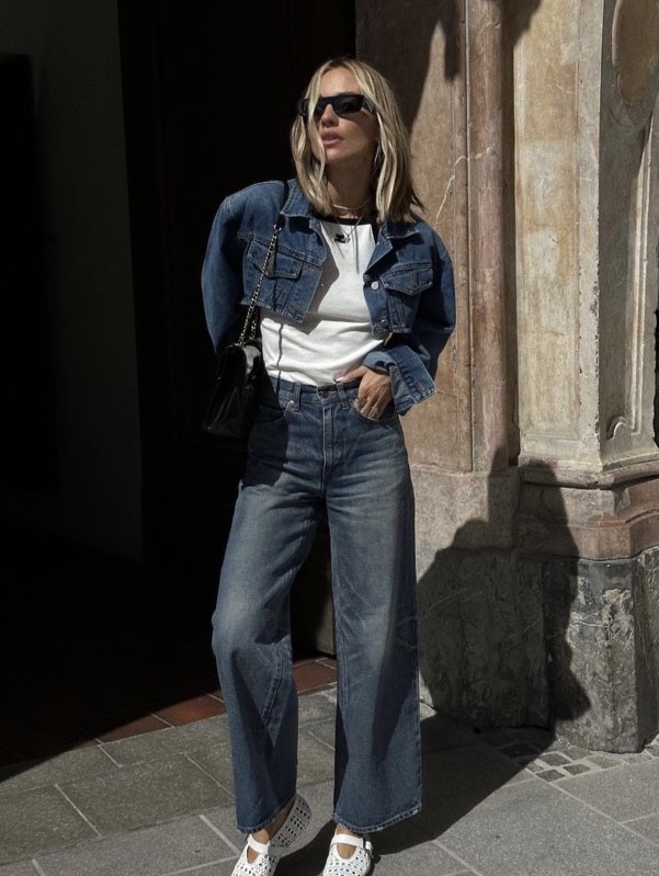 Our Legacy Third Cut Digital Denim Print, [KREAM 단독] Haleine Sand Blushed Denim Biker Jacket Ash Blue Oil 착용 스타일 - 2