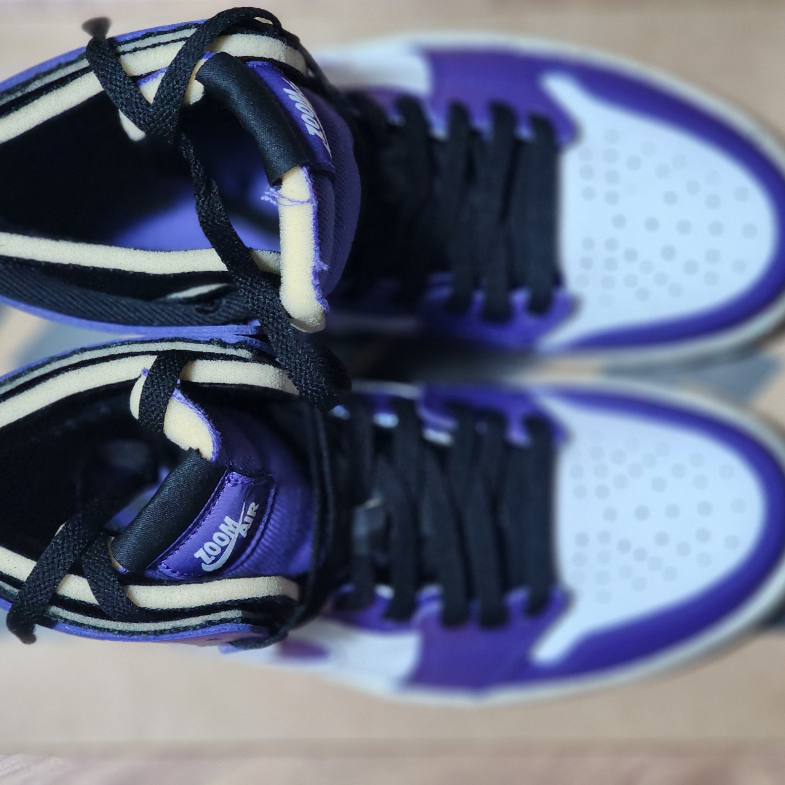 Jordan 1 Zoom Air CMFT Dark Iris 착용 스타일 - 3