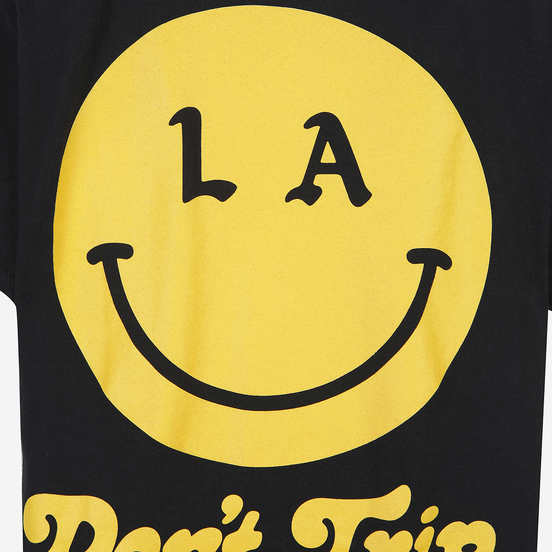 프리앤이지 비 해피 LA SS 티셔츠 블랙(Free & Easy Be Happy LA SS T-Shirt Black) - 6
