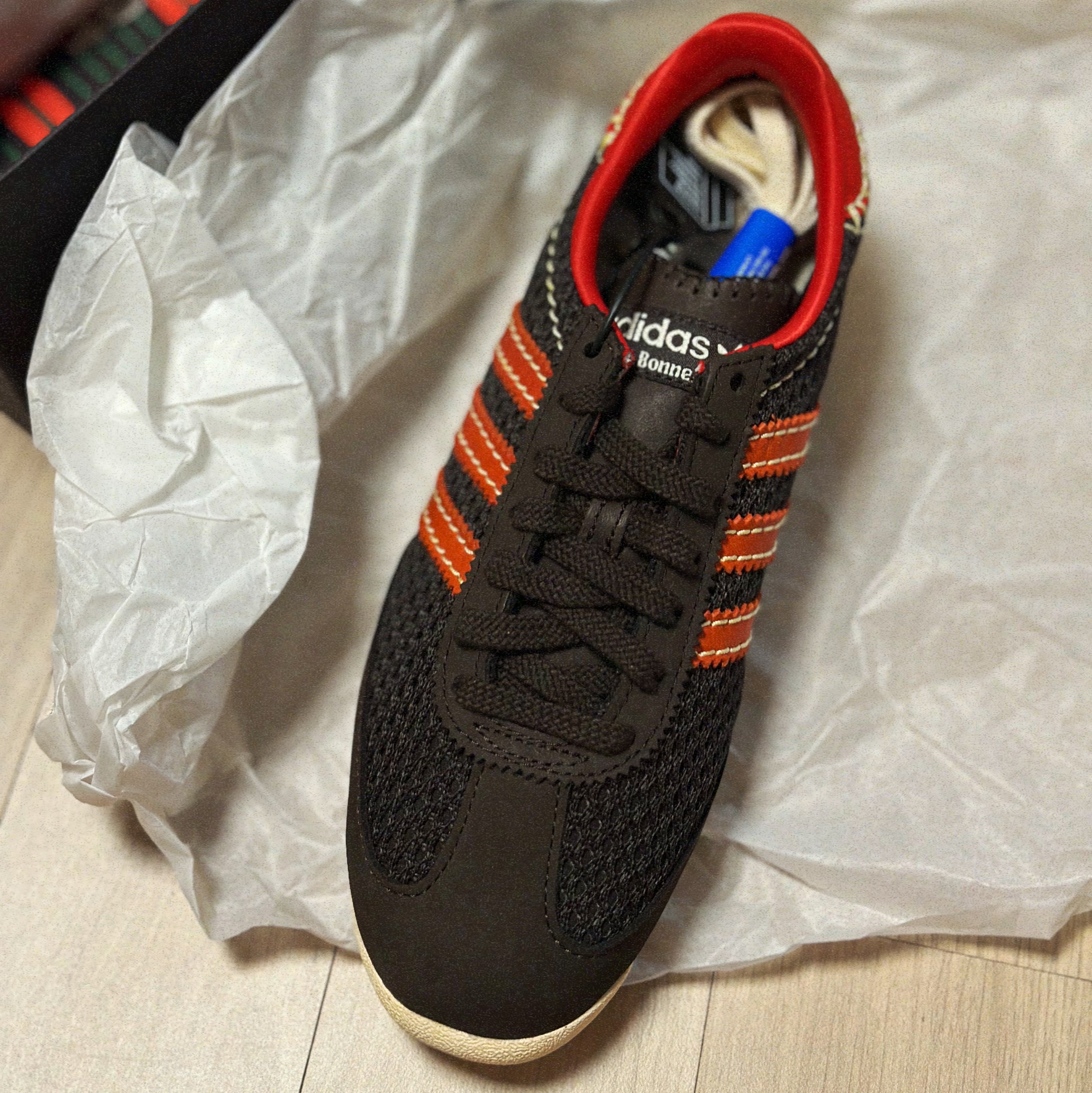 Adidas x Wales Bonner SL 72 Knit Brown 착용 스타일 - 3