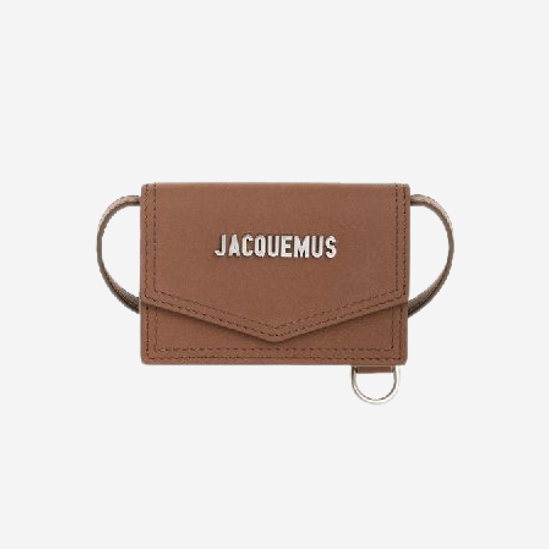 Jacquemus Le Porte Azur Envelope Neck Pouch Brown 상세 이미지 1