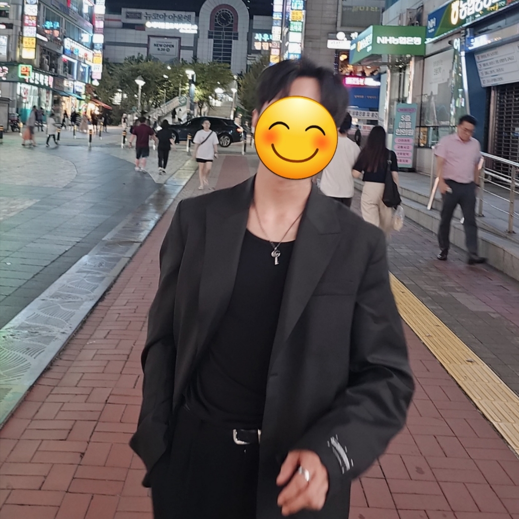 Zara x Ader Error Oversize Blazer Black, Gucci Ghost Ring Silver 3.8mm 착용 스타일