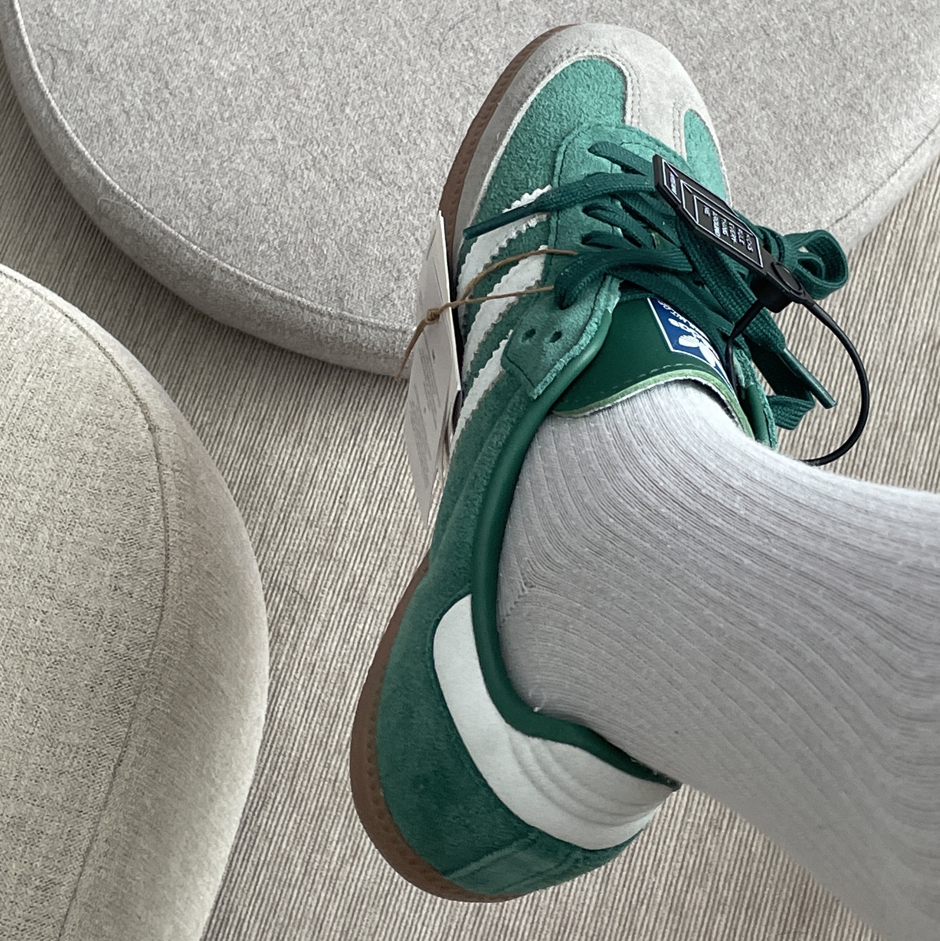 Adidas Samba OG Collegiate Green Gum 착용 스타일