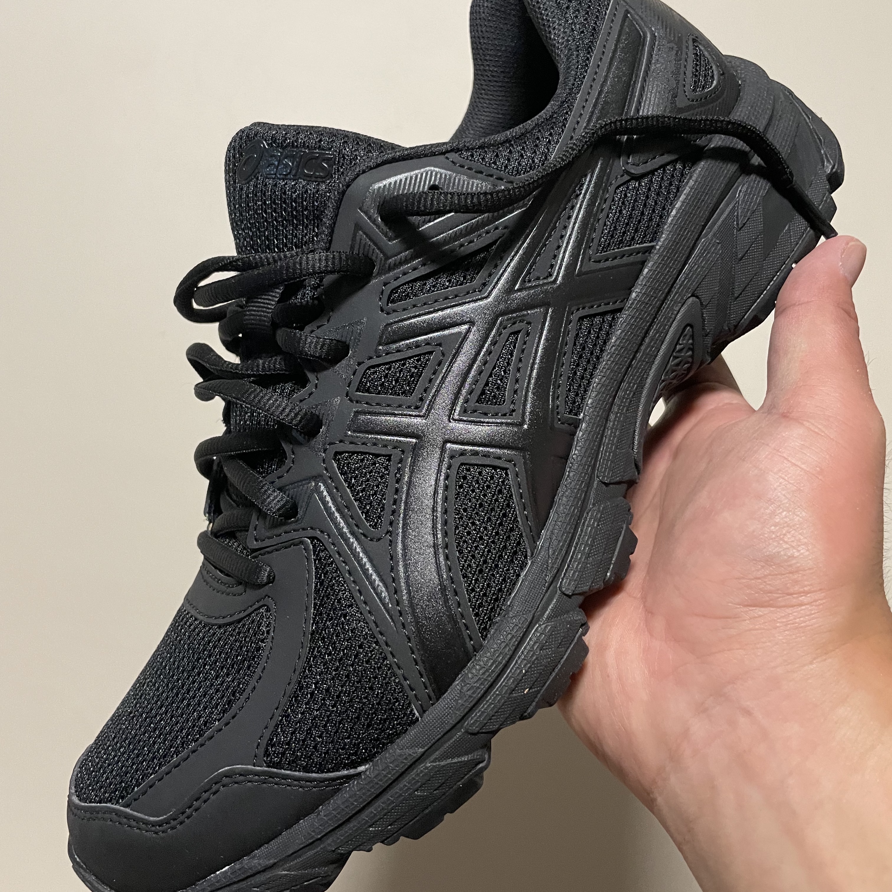 Asics Jog 100 T Black - 4E Extra Wide 착용 스타일