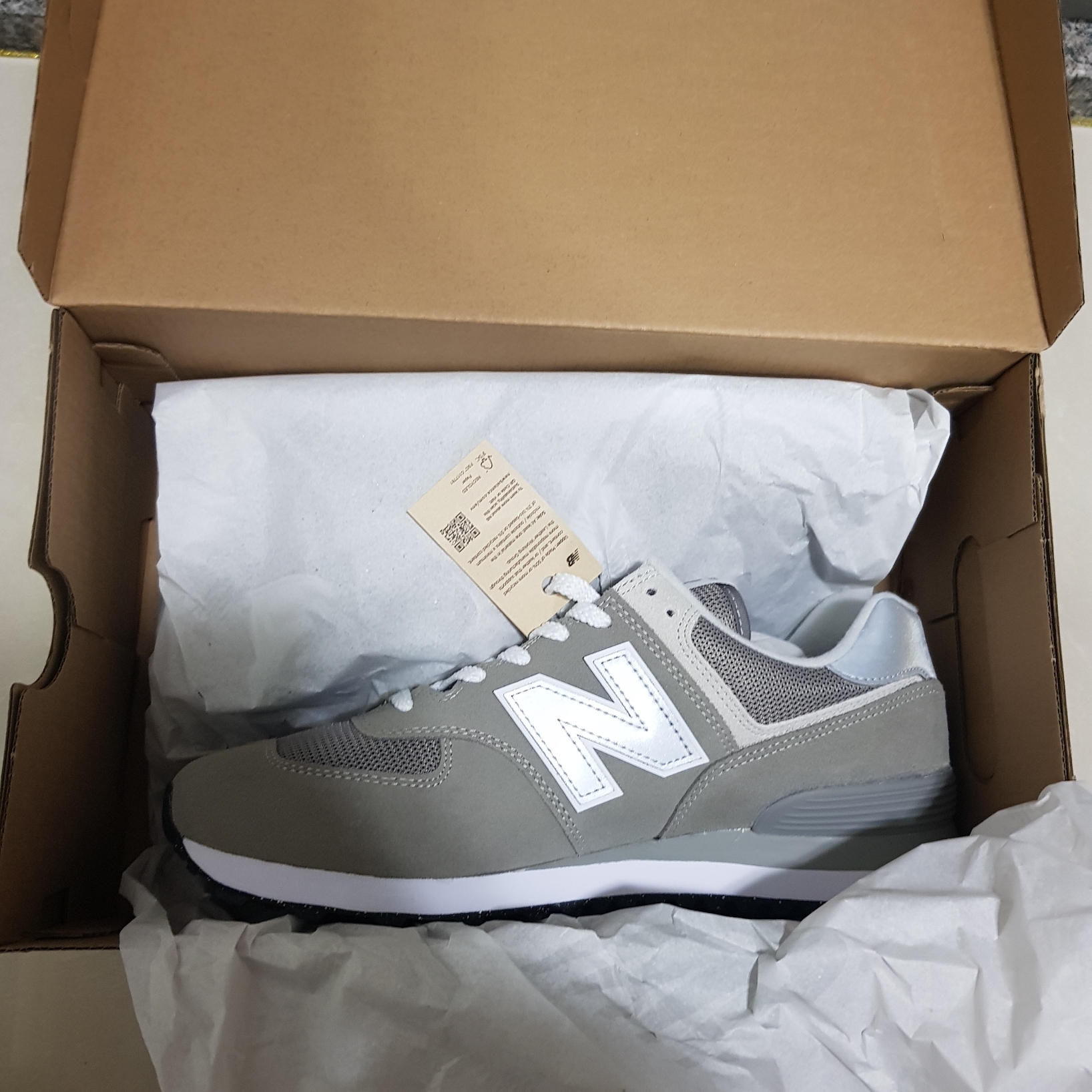 New Balance 574 Worn By Anyone Grey - D Standard 착용 스타일
