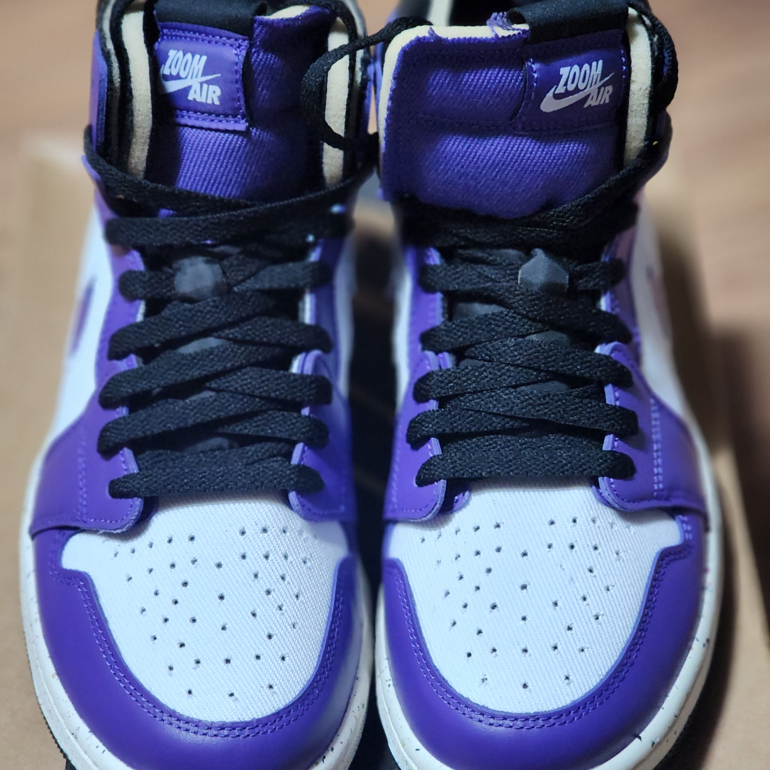 Jordan 1 Zoom Air CMFT Dark Iris 착용 스타일 - 4