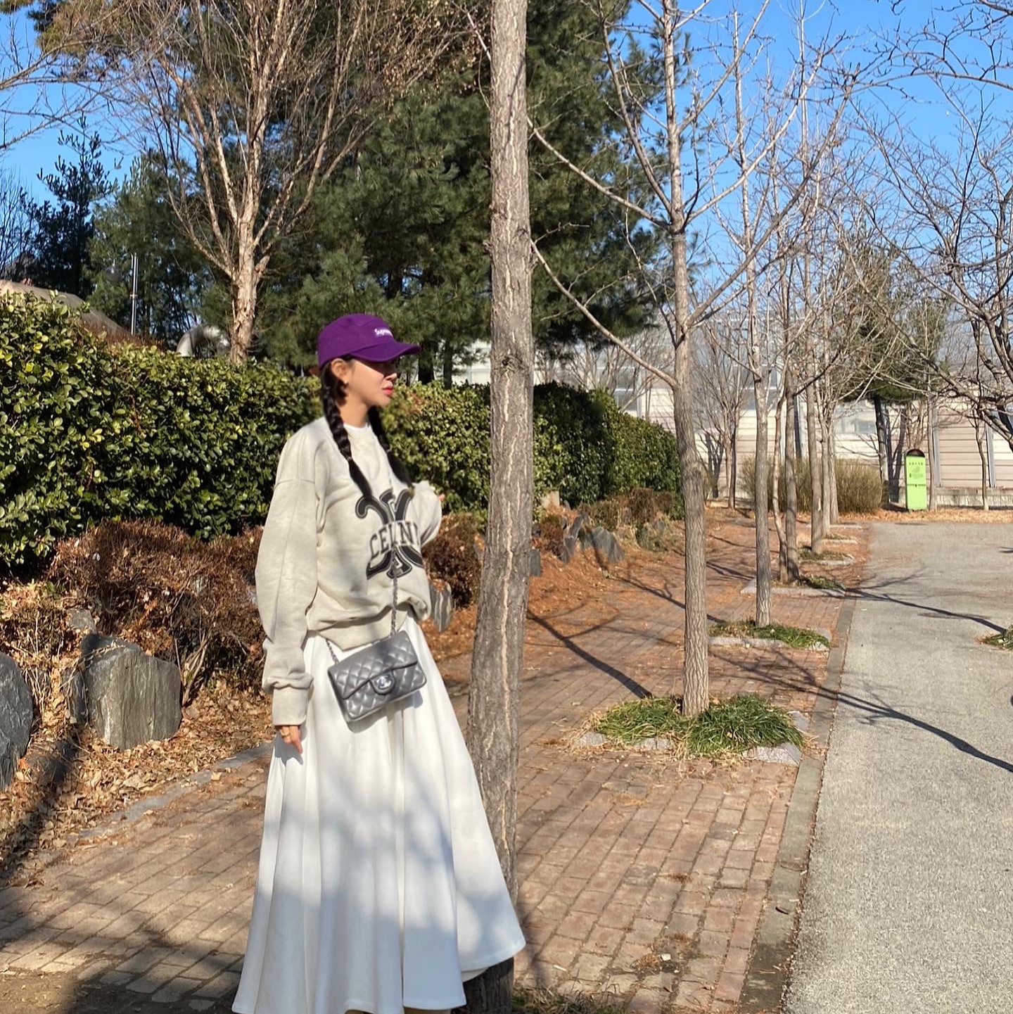 Supreme Wool Camp Cap Purple - 21FW, Chanel Medium Classic Handbag Grained Calfskin & Gold Grey 착용 스타일