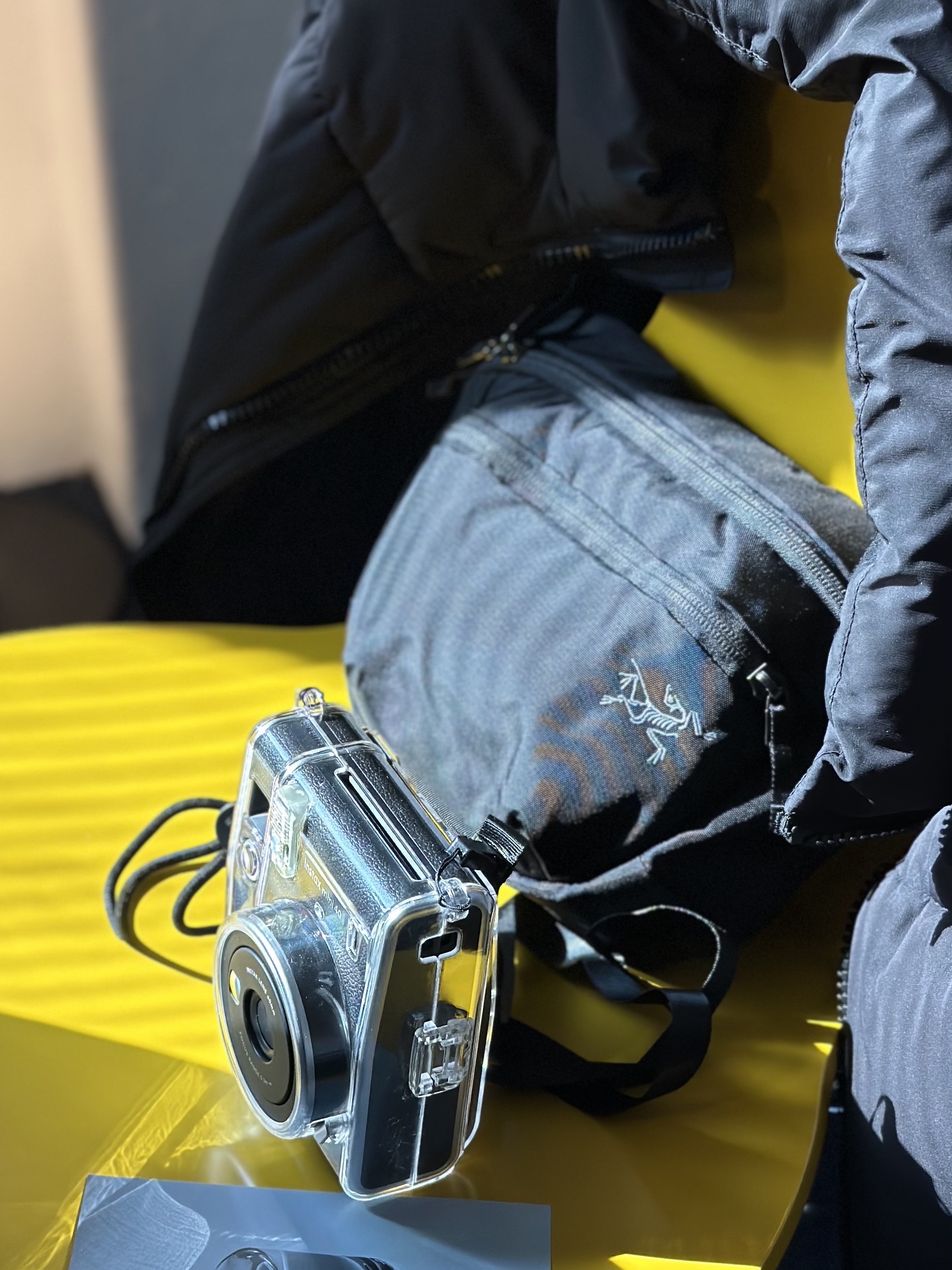 Arc'teryx Mantis 1 Waistpack Black 착용 스타일 - 1