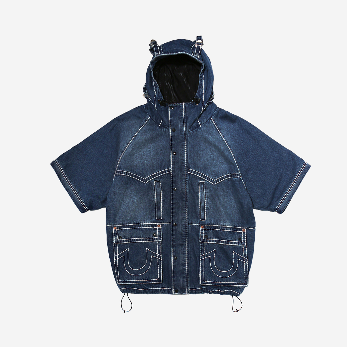트루릴리젼 x 페치 데님 세퍼레이트 파카 인디고(True Religion x Fetch Denim Separate Parka Indigo) - 3