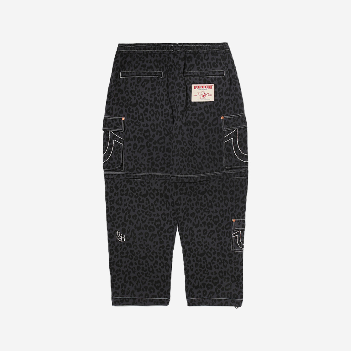 트루릴리젼 x 페치 스웻 세퍼레이트 카고 팬츠 레오파드 차콜(True Religion x Fetch Sweat Separate Cargo Pants Leopard Charcoal) - 2