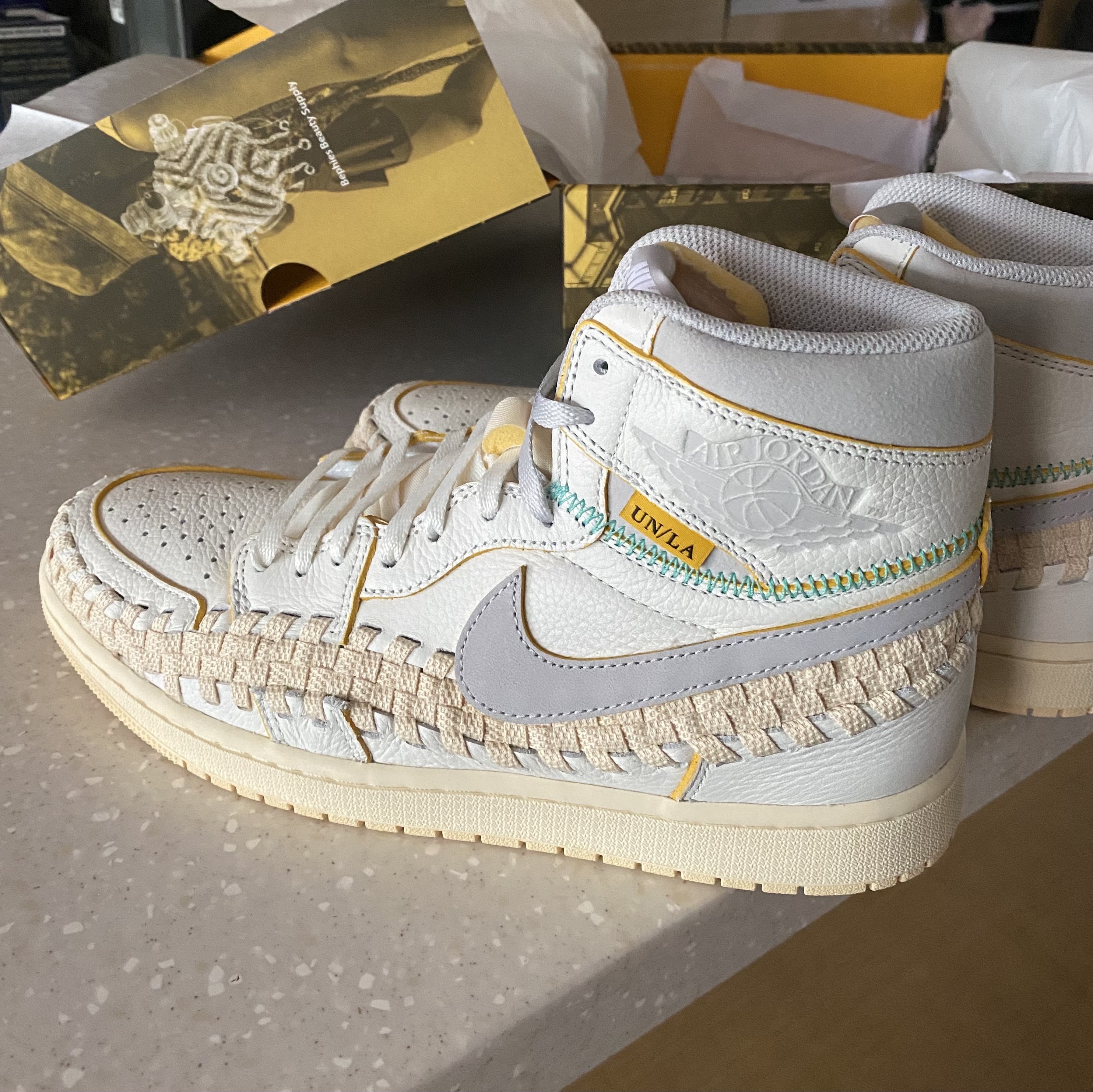 Jordan 1 x Bephies Beauty Supply x Union Retro High OG SP Summer '96 착용 스타일