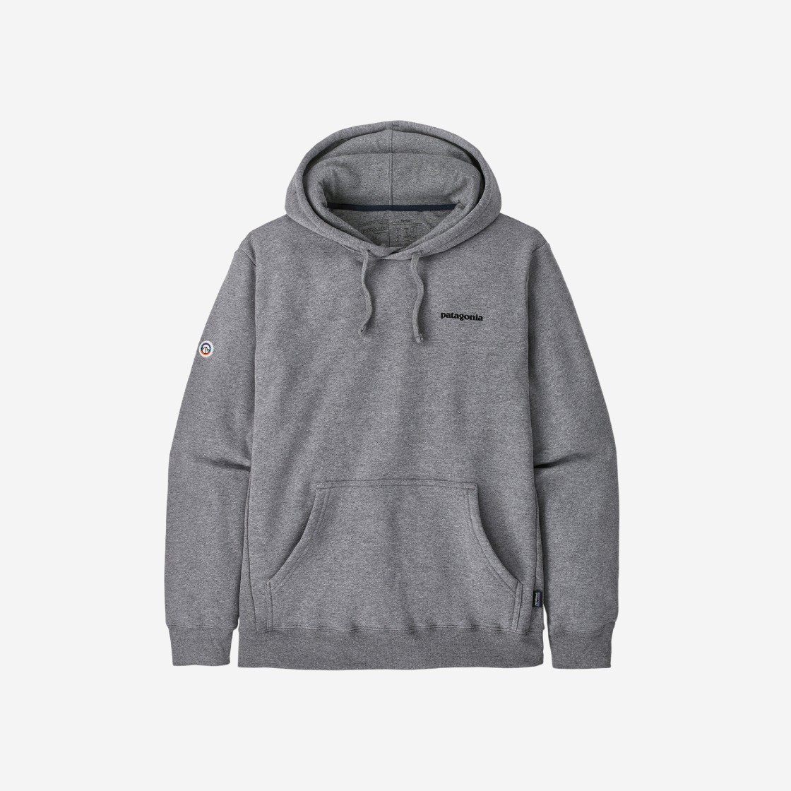 Patagonia Fitz Roy Icon Uprisal Fleece Hoody Gravel Heather 상세 이미지 1