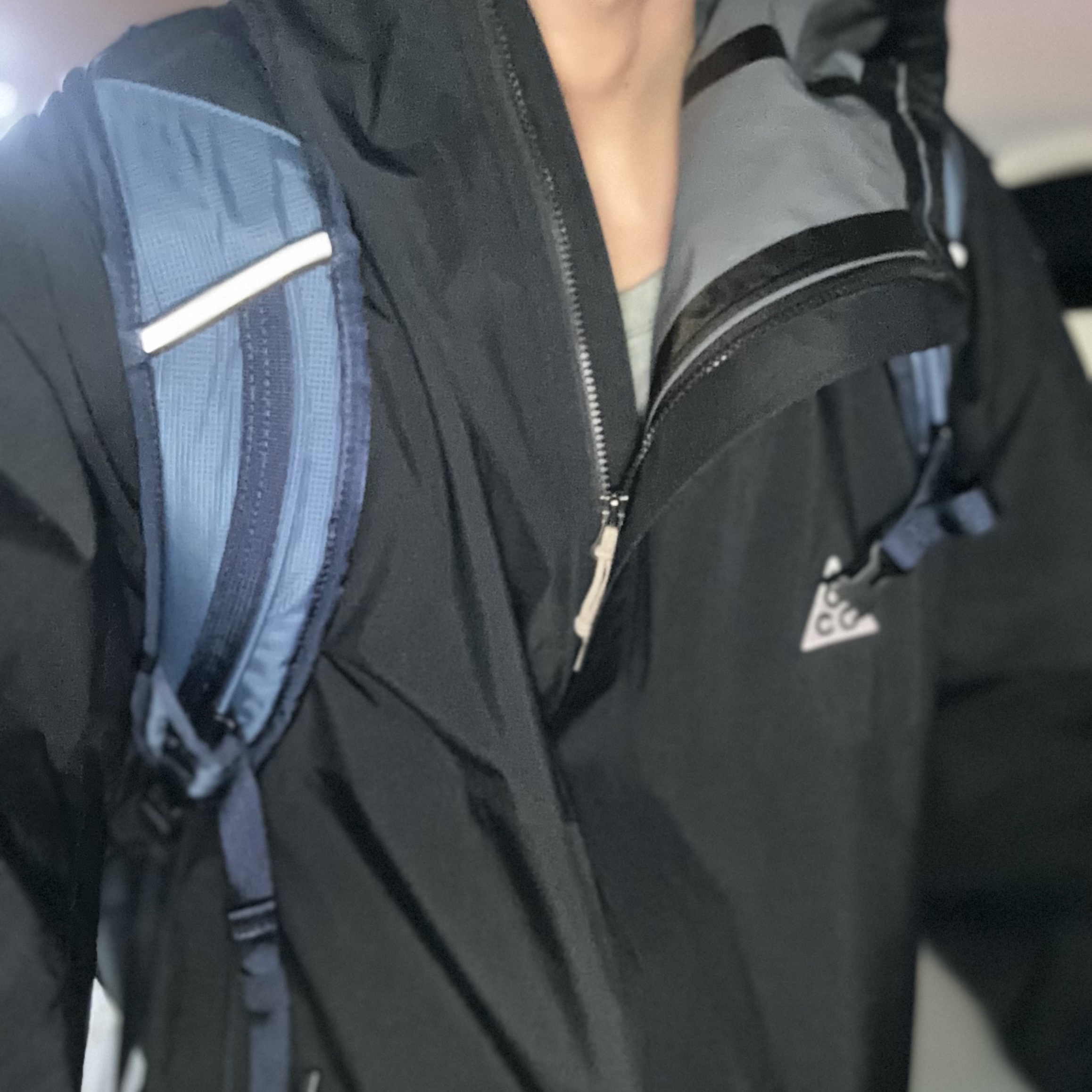 Nike ACG Storm-Fit ADV Cascade Rains Full Zip Jacket Black - Asia, Salomon XT-6 Gore-Tex Black Ebony 착용 스타일 - 2