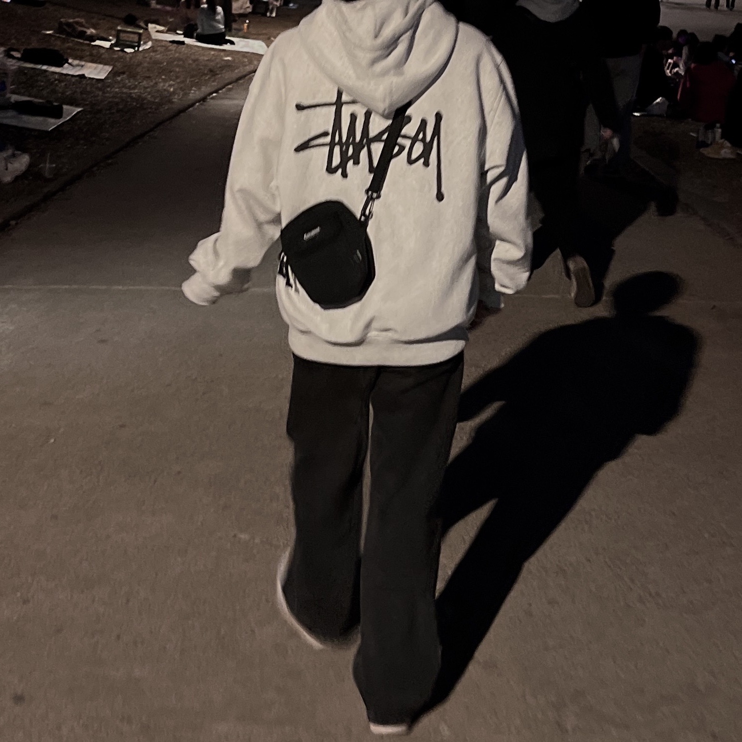 Stussy Basic Stussy Zip Hoodie Ash Heather 2022 착용 스타일