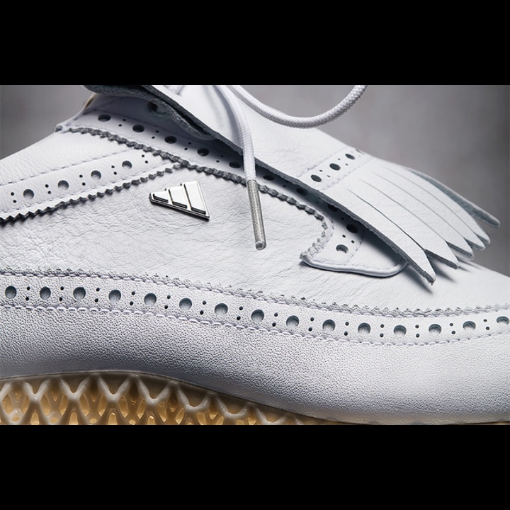 Adidas MC87 4D Spikeless White Silver Metallic 착용 스타일 - 5