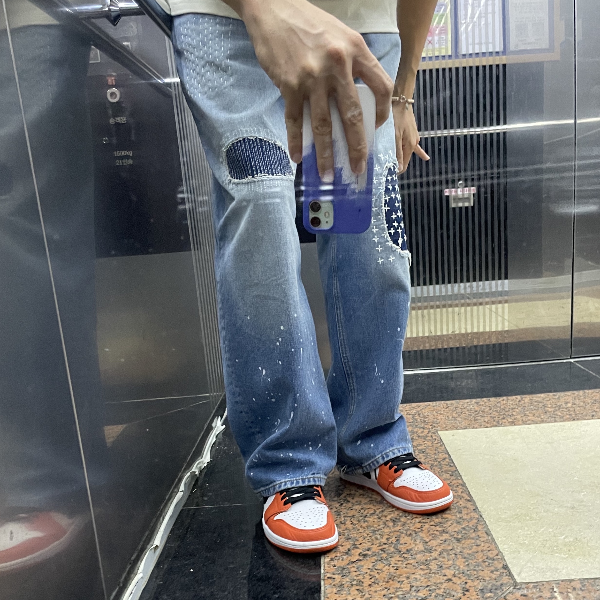 Jordan 1 Low OG Starfish 착용 스타일