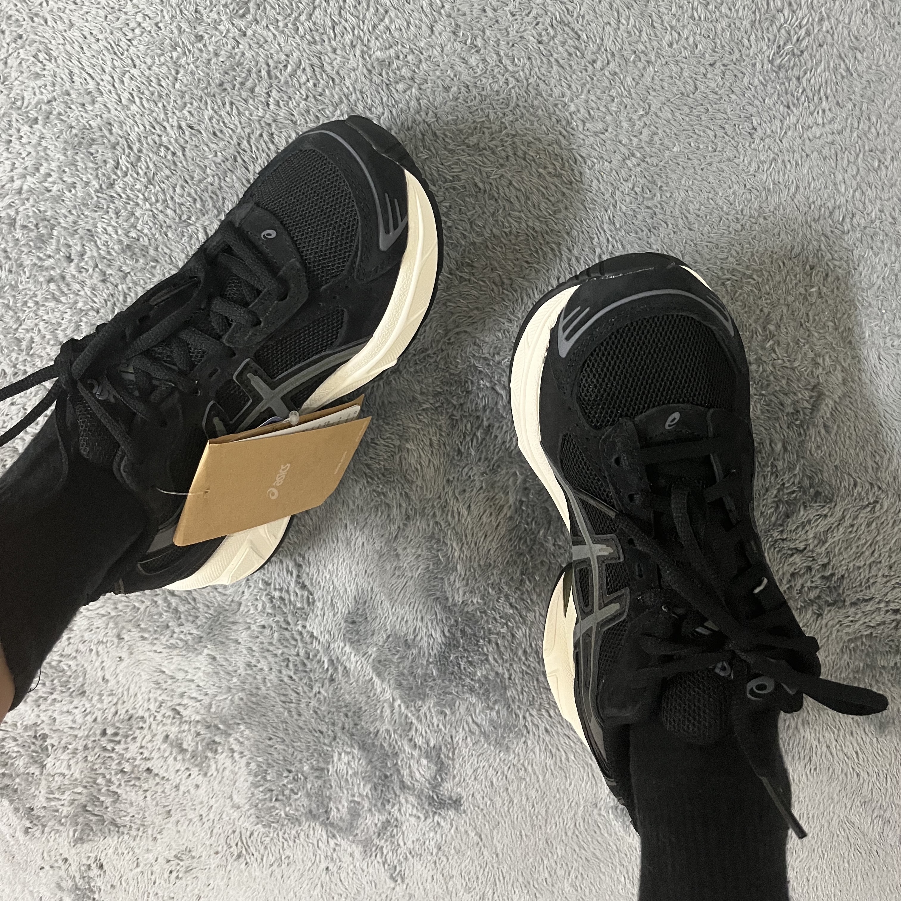 Asics Gel-1130 Black Metropolis, Asics Gel-1130 Black Glacier Grey - Folder Exclusive 착용 스타일