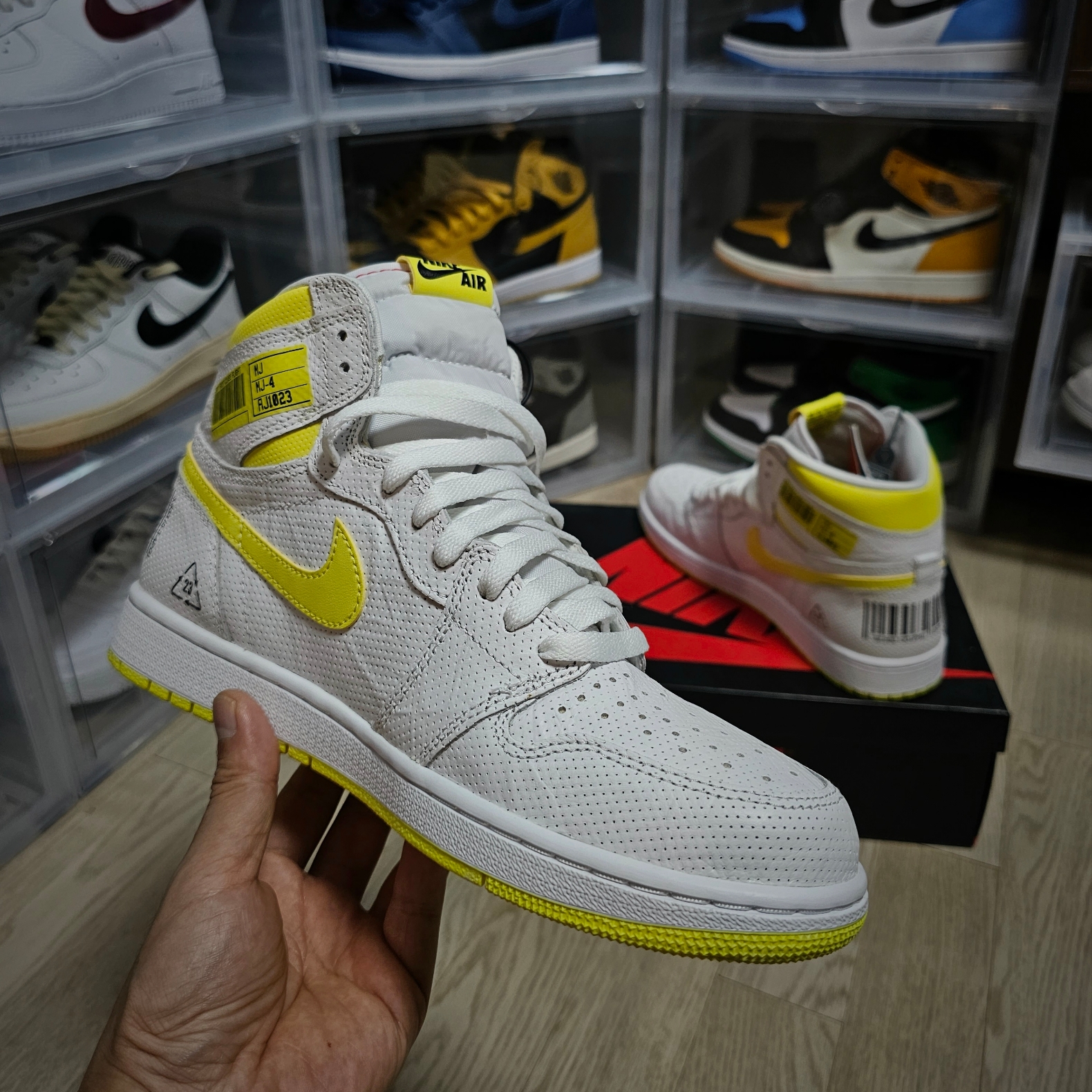 Jordan 1 Retro High OG First Class Flight 착용 스타일 - 5