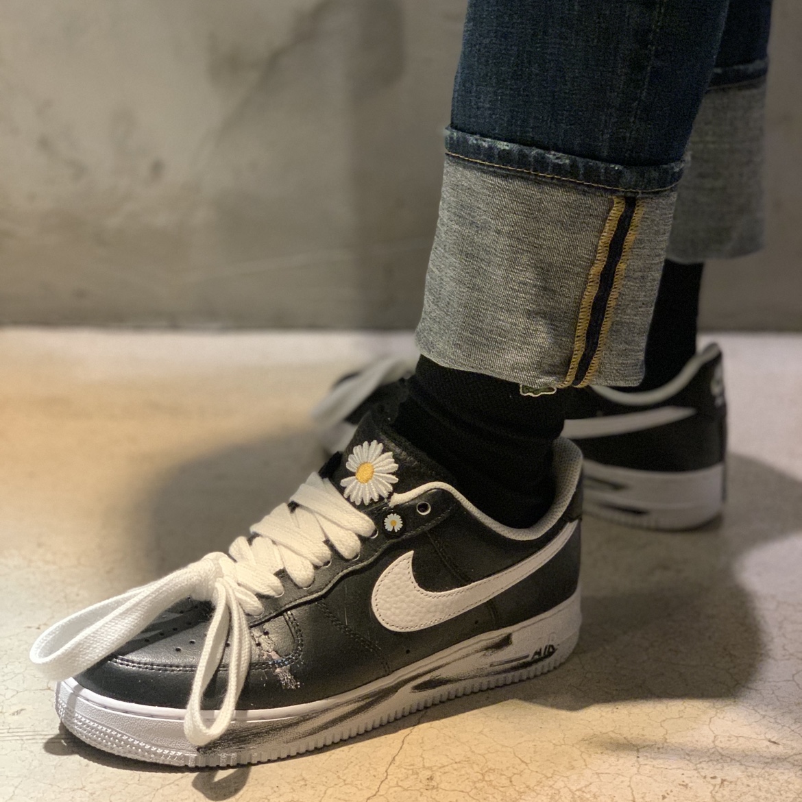 Nike x Peaceminusone Air Force 1 Low Para-Noise 착용 스타일