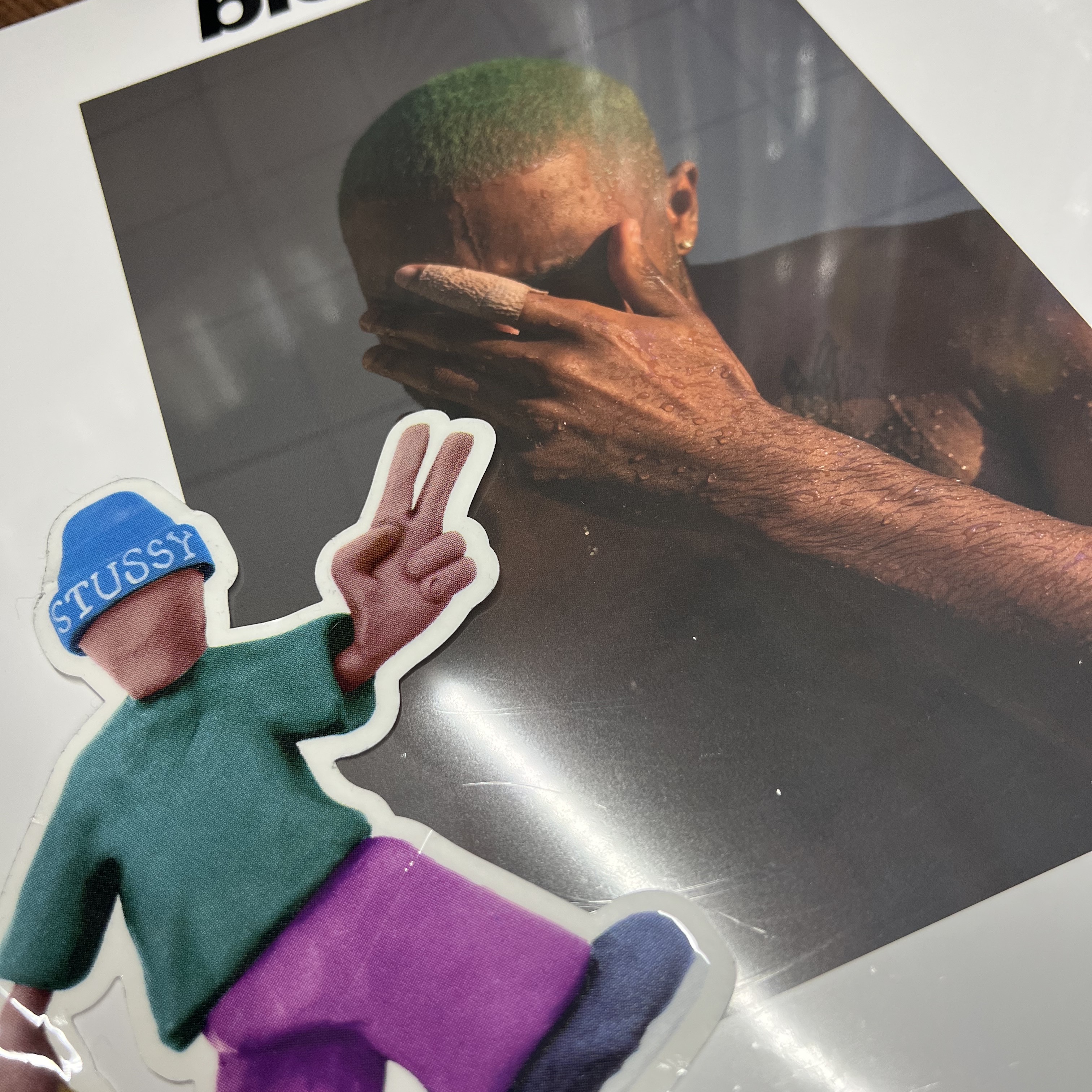 Frank Ocean Blonde Black (2LP) 착용 스타일