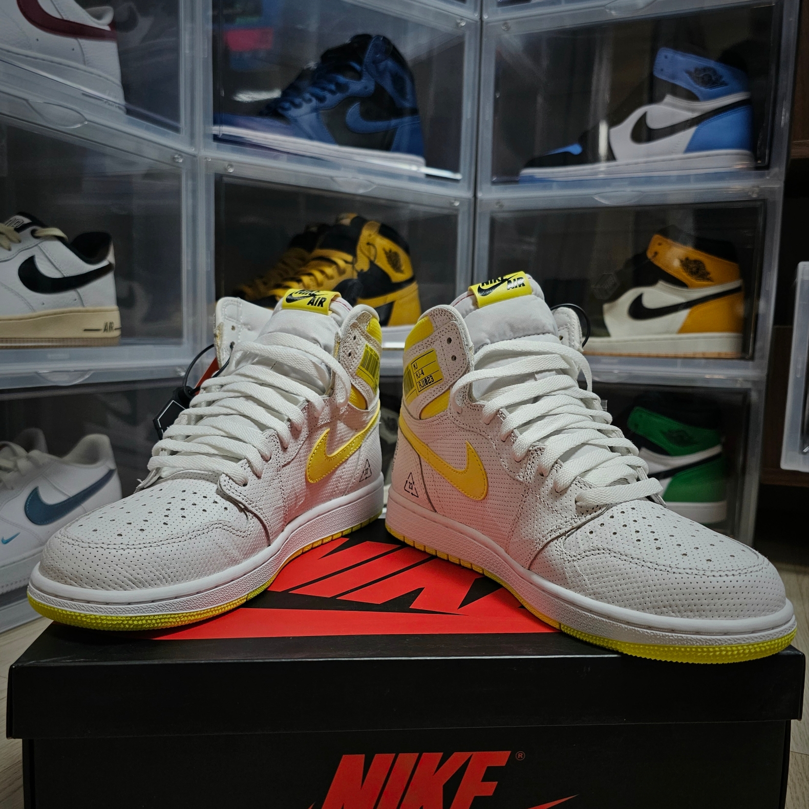 Jordan 1 Retro High OG First Class Flight 착용 스타일 - 1