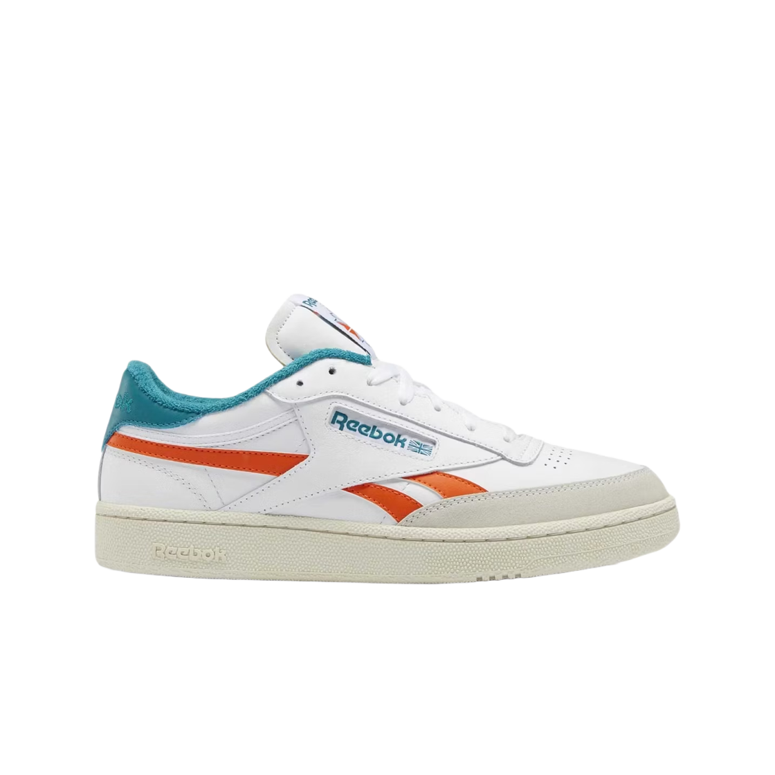리복 클럽씨 리벤지 화이트 펌프 오렌지(Reebok Club C Revenge White Pump Orange) - 1