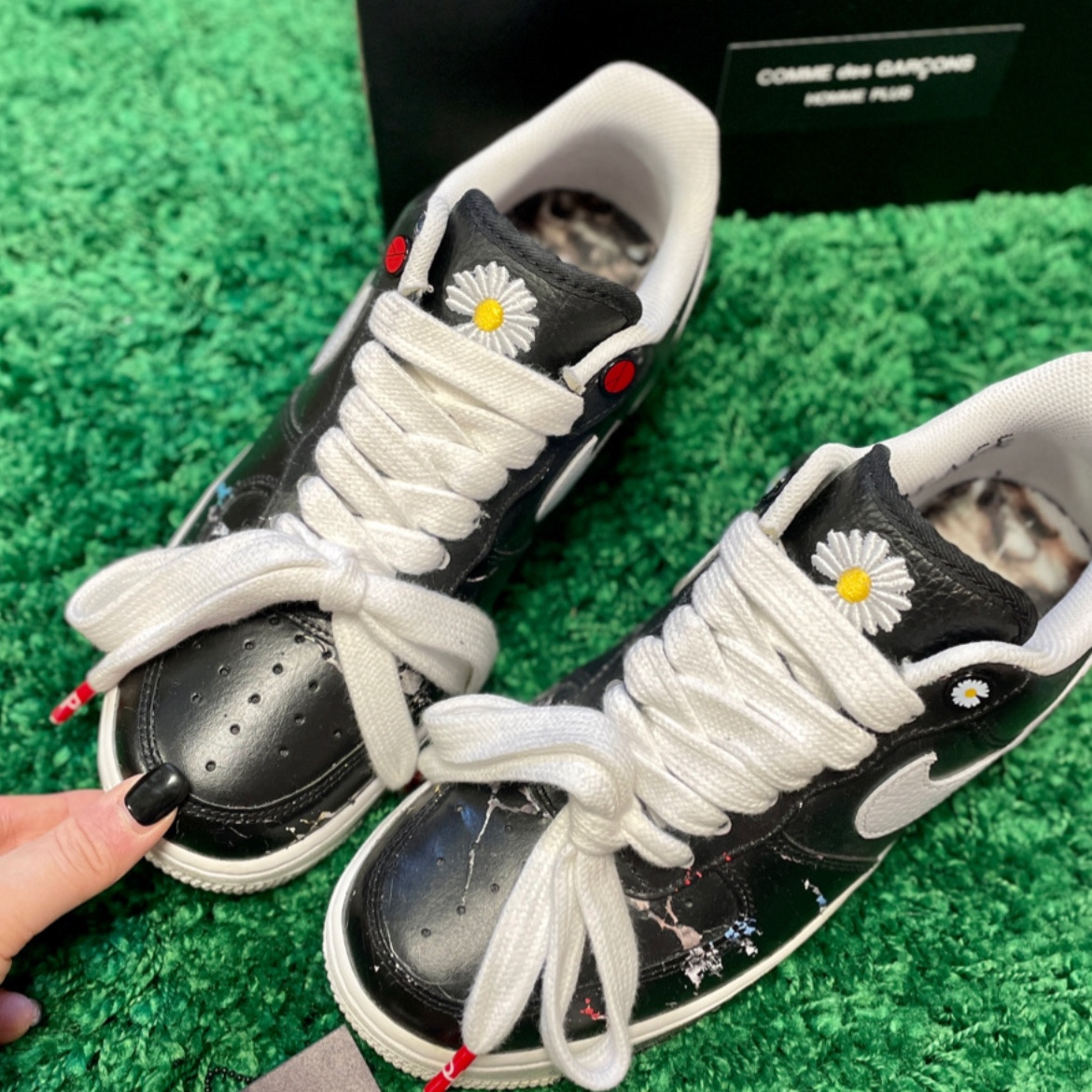 Nike x Peaceminusone Air Force 1 Low Para-Noise 착용 스타일