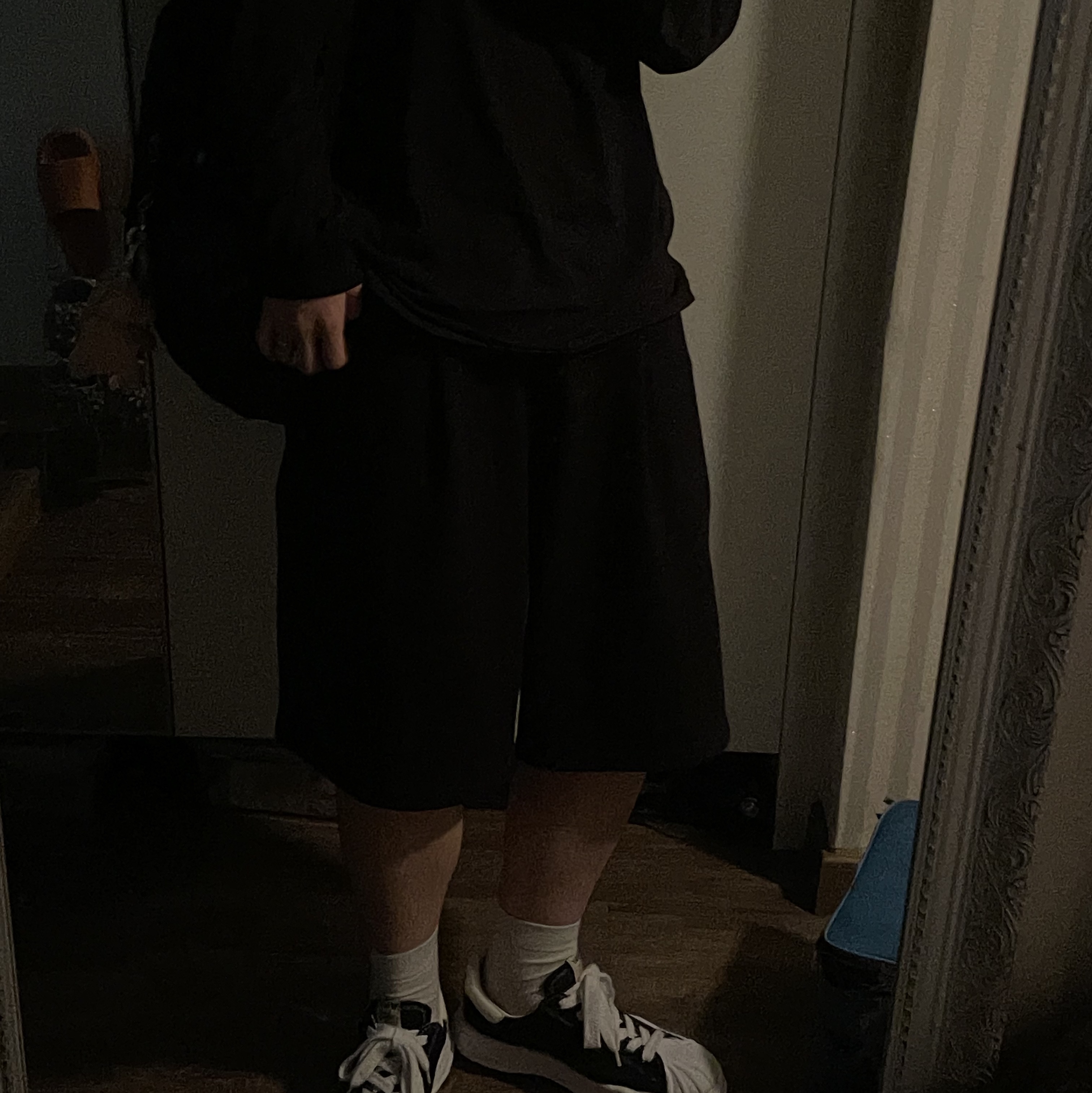 Maison Mihara Yasuhiro Blakey OG Sole Canvas Low-top Sneakers Black White 착용 스타일 - 3