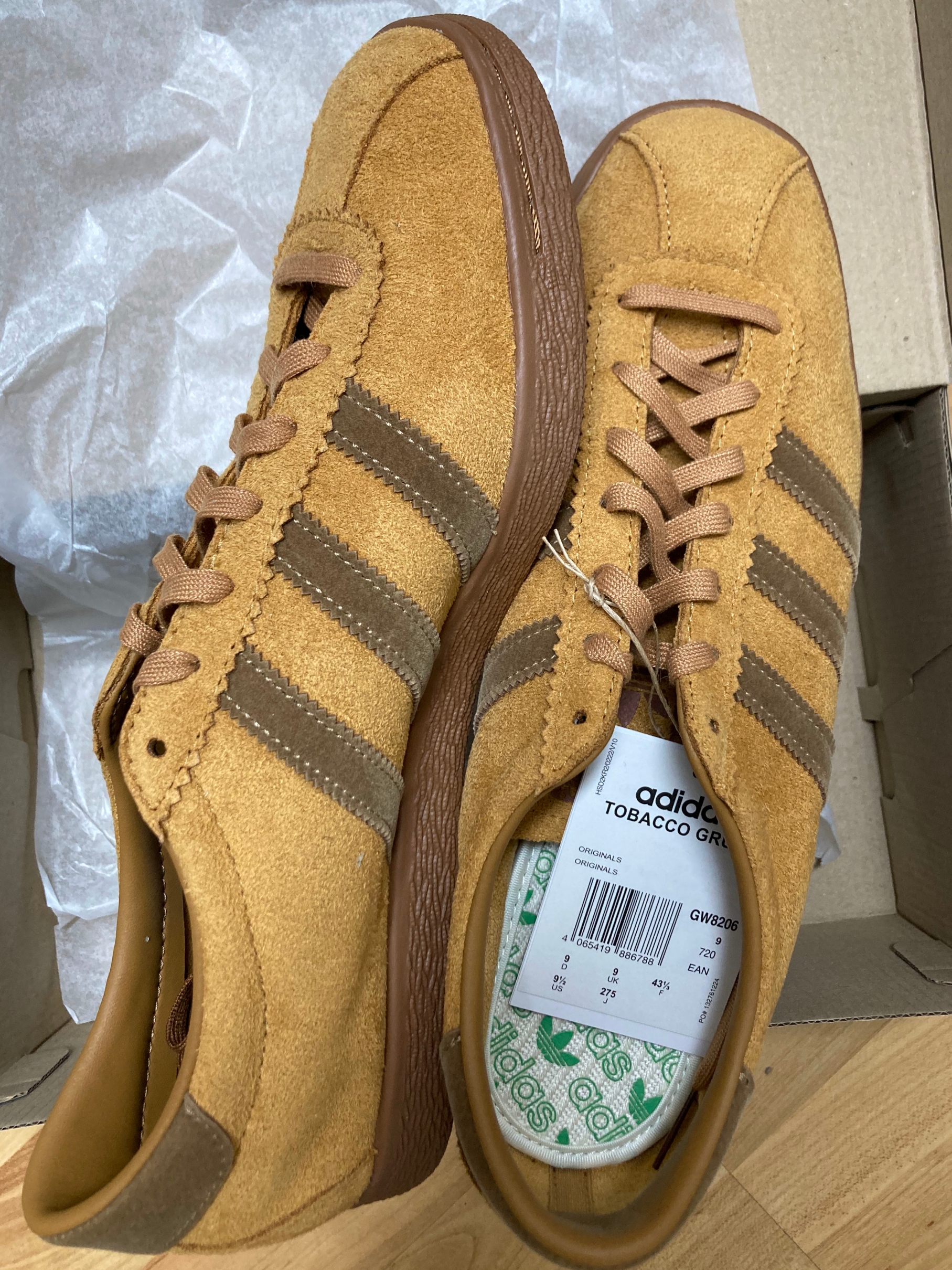 Adidas Tobacco Gruen Mesa Brown Desert 착용 스타일