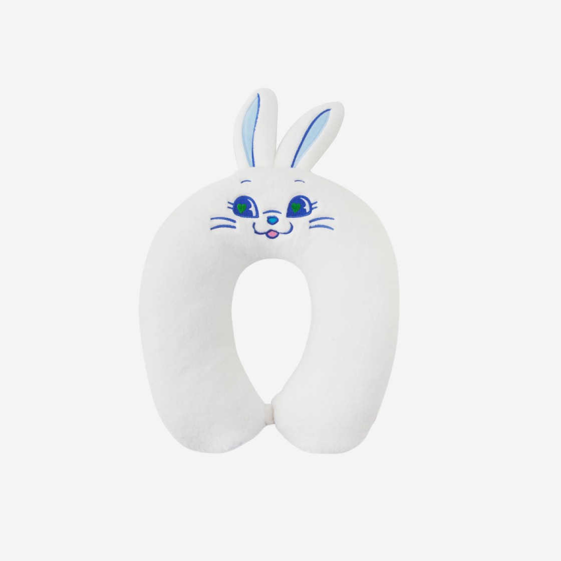 NewJeans Tokki Plush Neck Pillow White 상세 이미지 1