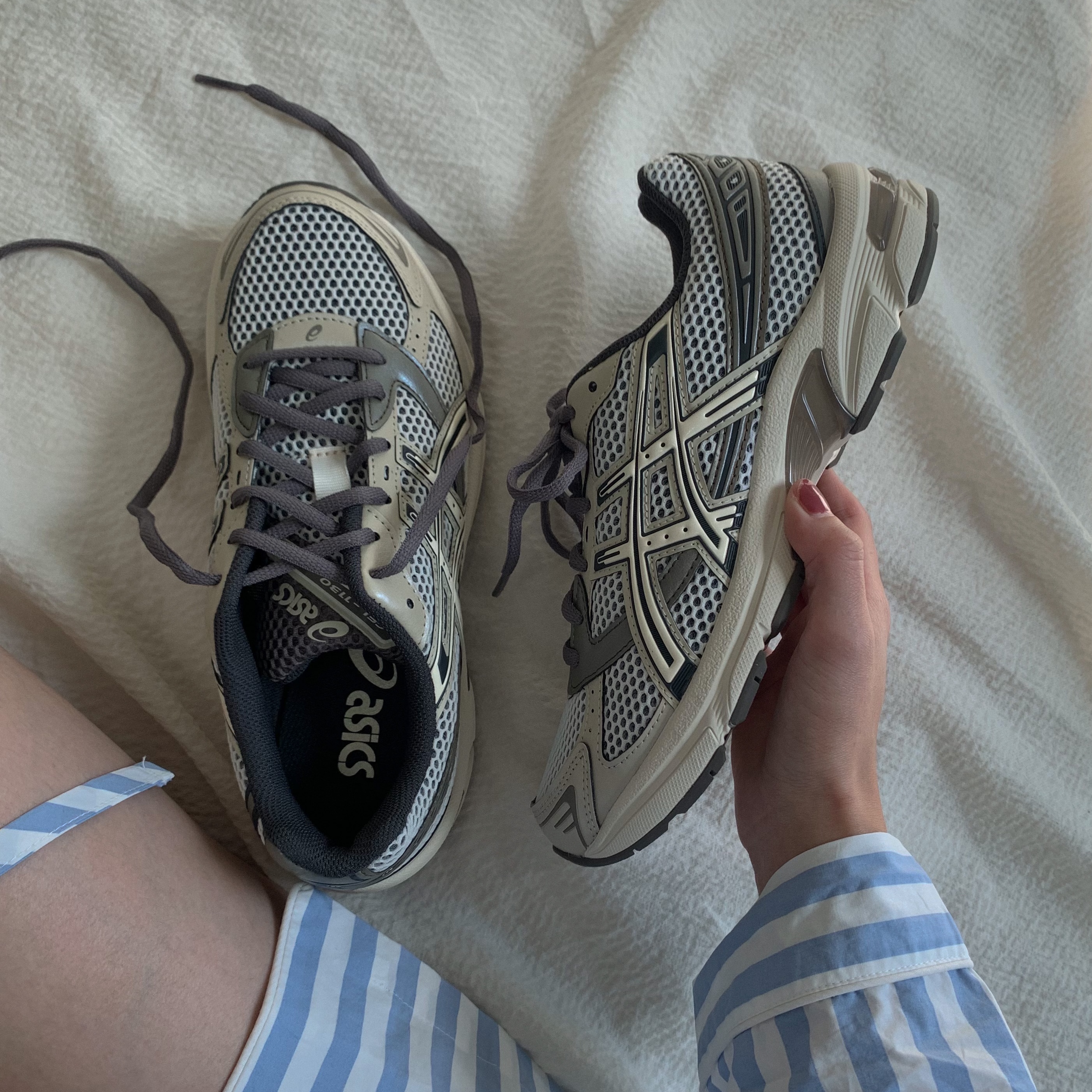 Asics Gel-1130 Birch Dark Taupe - Korea Exclusive 착용 스타일