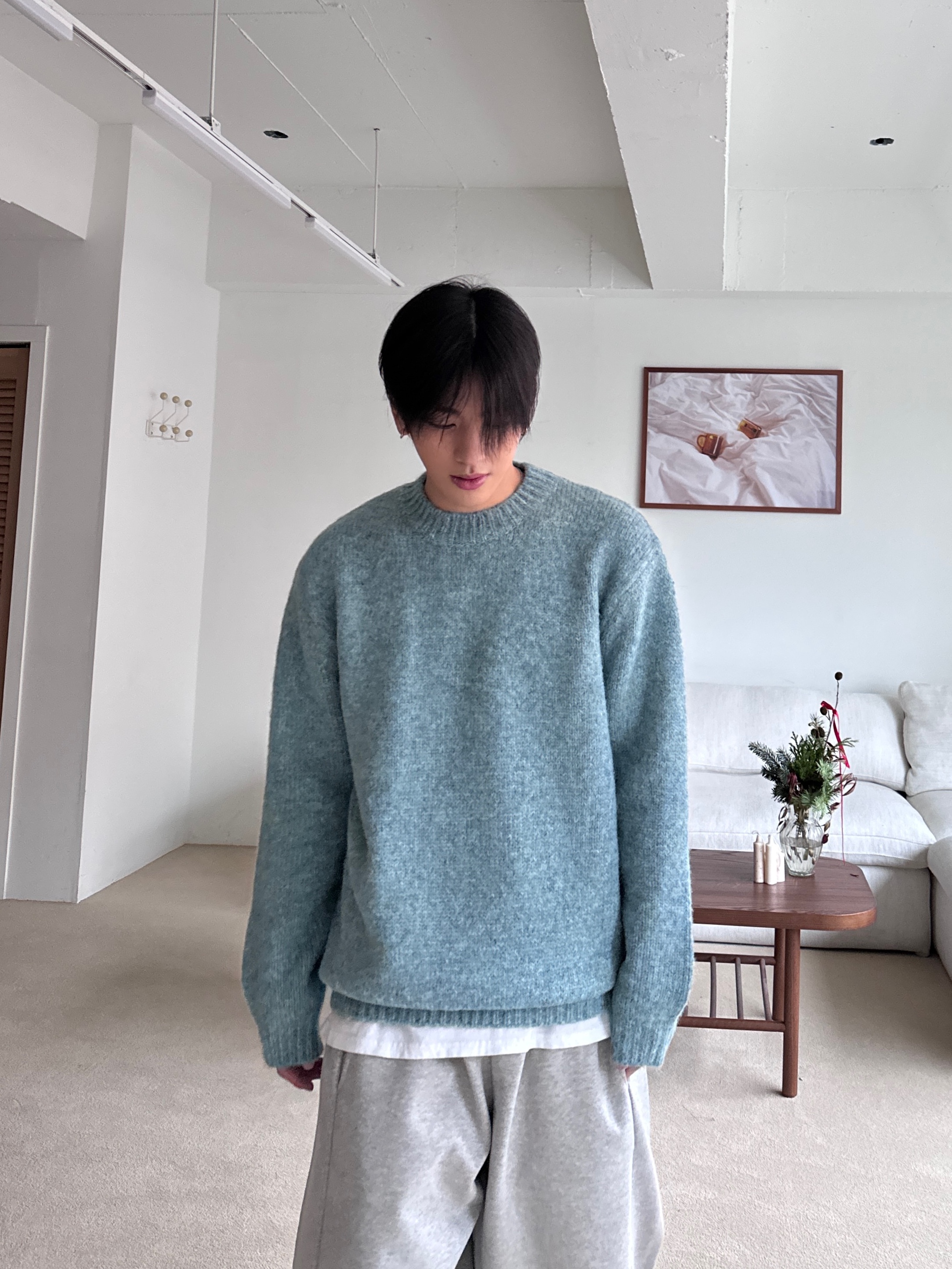 (W) Golden Goose Space-Star Shearling Lining Suede Tobacco 착용 스타일 - 2