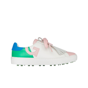 (W) G/Fore Durf Leather Colourblock Quarter G Kiltie Golf Shoes Snow