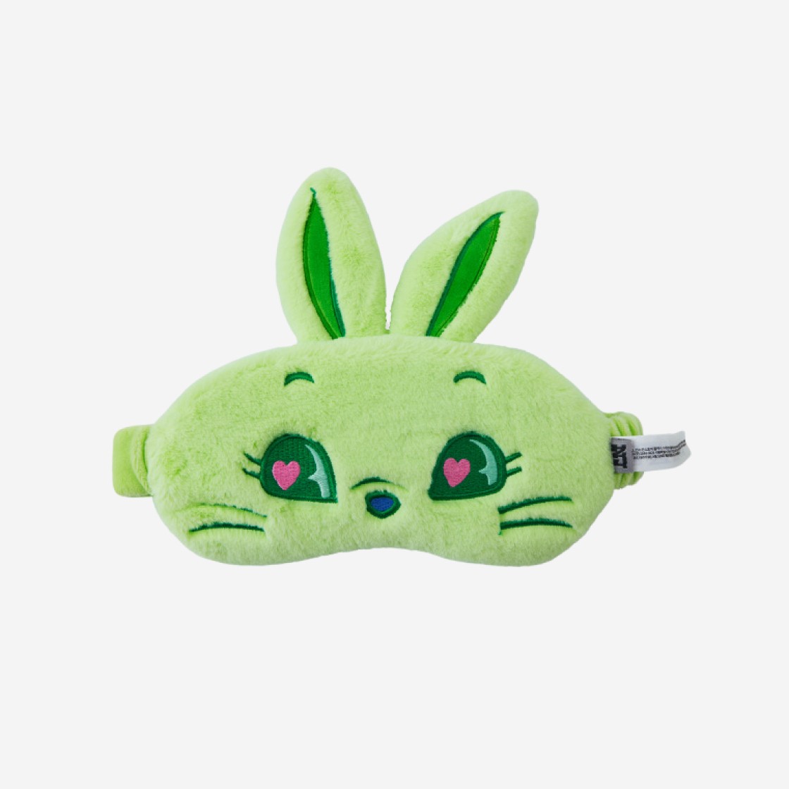 NewJeans Tokki Plush Sleep Mask Green 상세 이미지 1