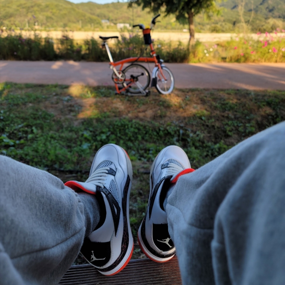 (PS) Jordan 4 Retro OG Fire Red 2020 착용 스타일