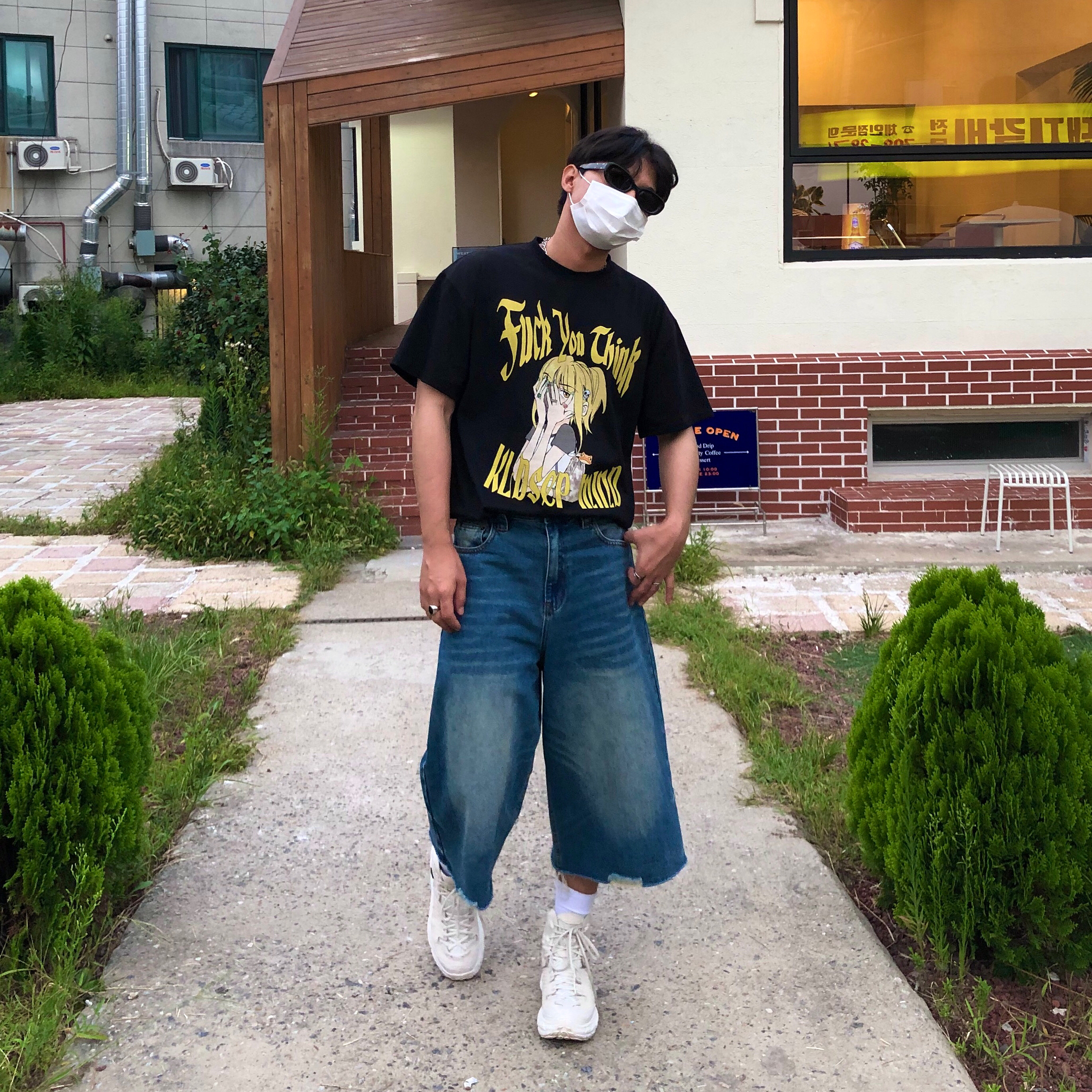 Hoka x Opening Ceremony Tor Ultra Hi, Gentle Monster x Maison Margiela MM004 Black Black 착용 스타일